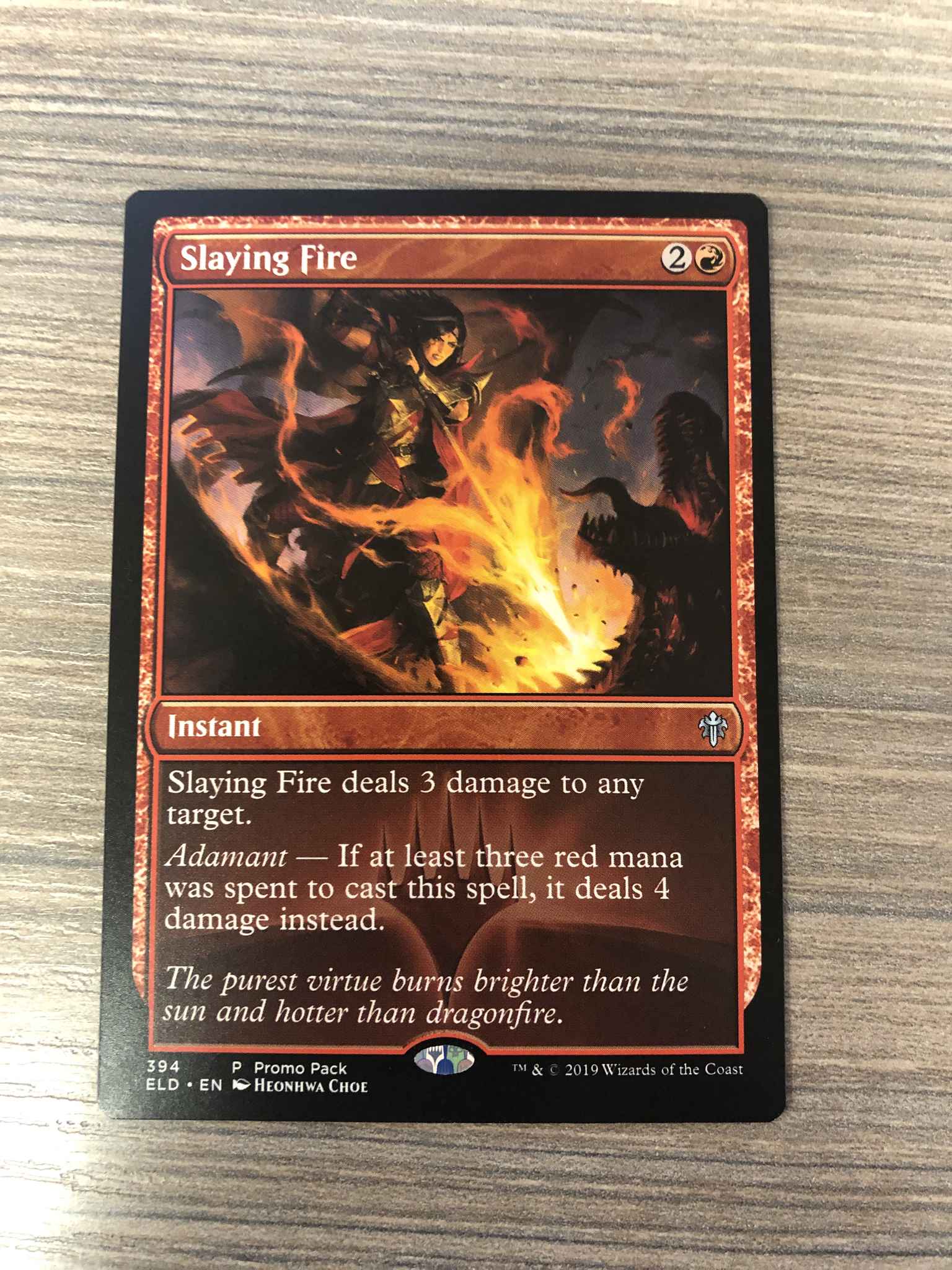 Promo Pack: Throne of Eldraine Slaying Fire