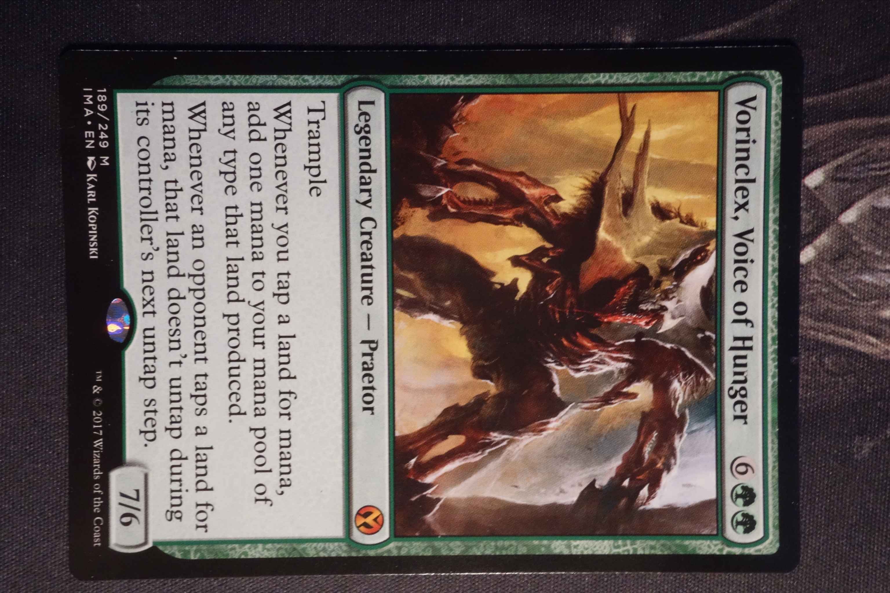 Collectables Vorinclex Voice Of Hunger Iconic Masters Magic Mtg Mint Card Mtg Individual Cards Utit Vn