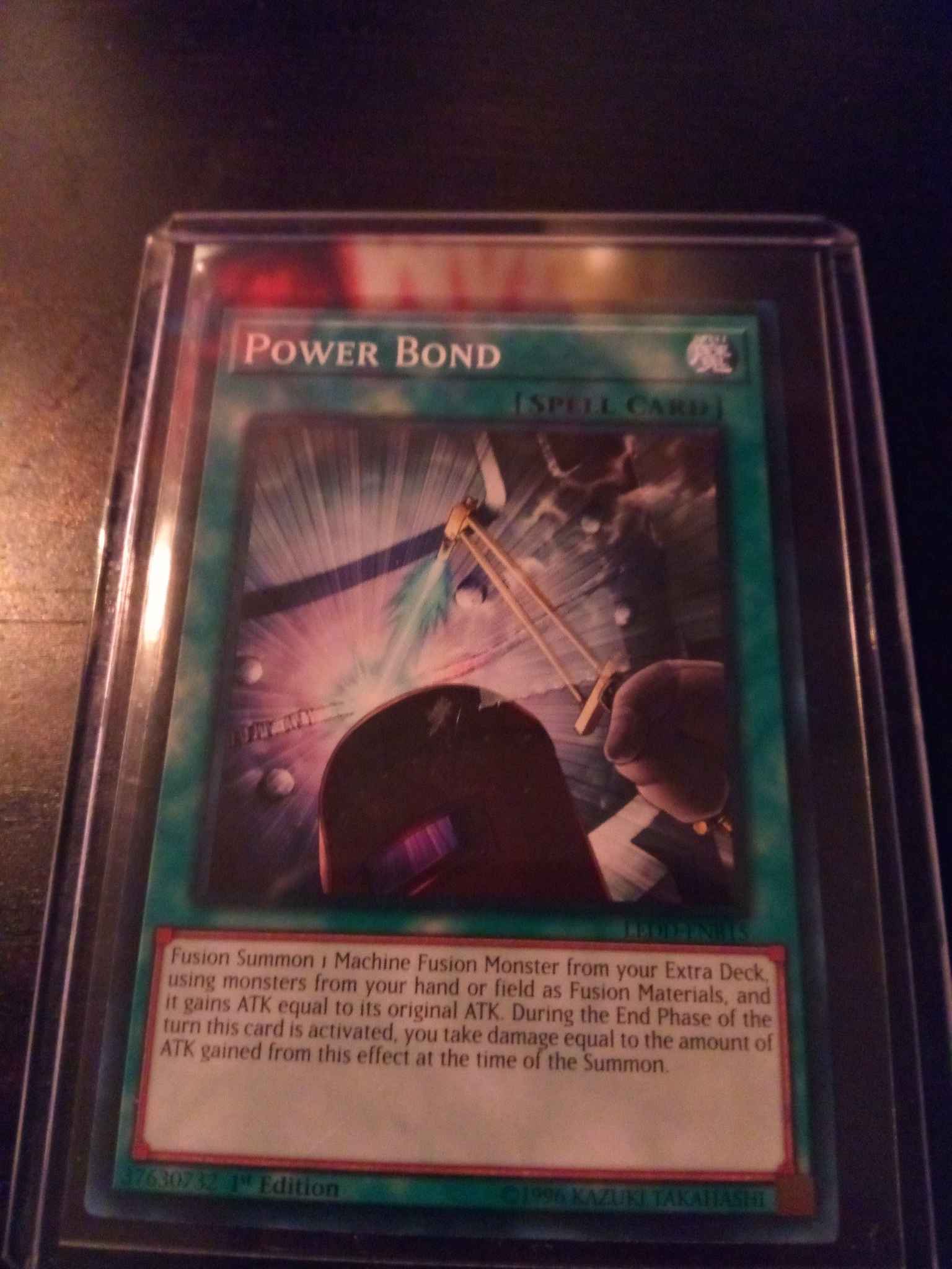 YuGiOh Power Bond LEDD-ENB15 Common 1st Edition 