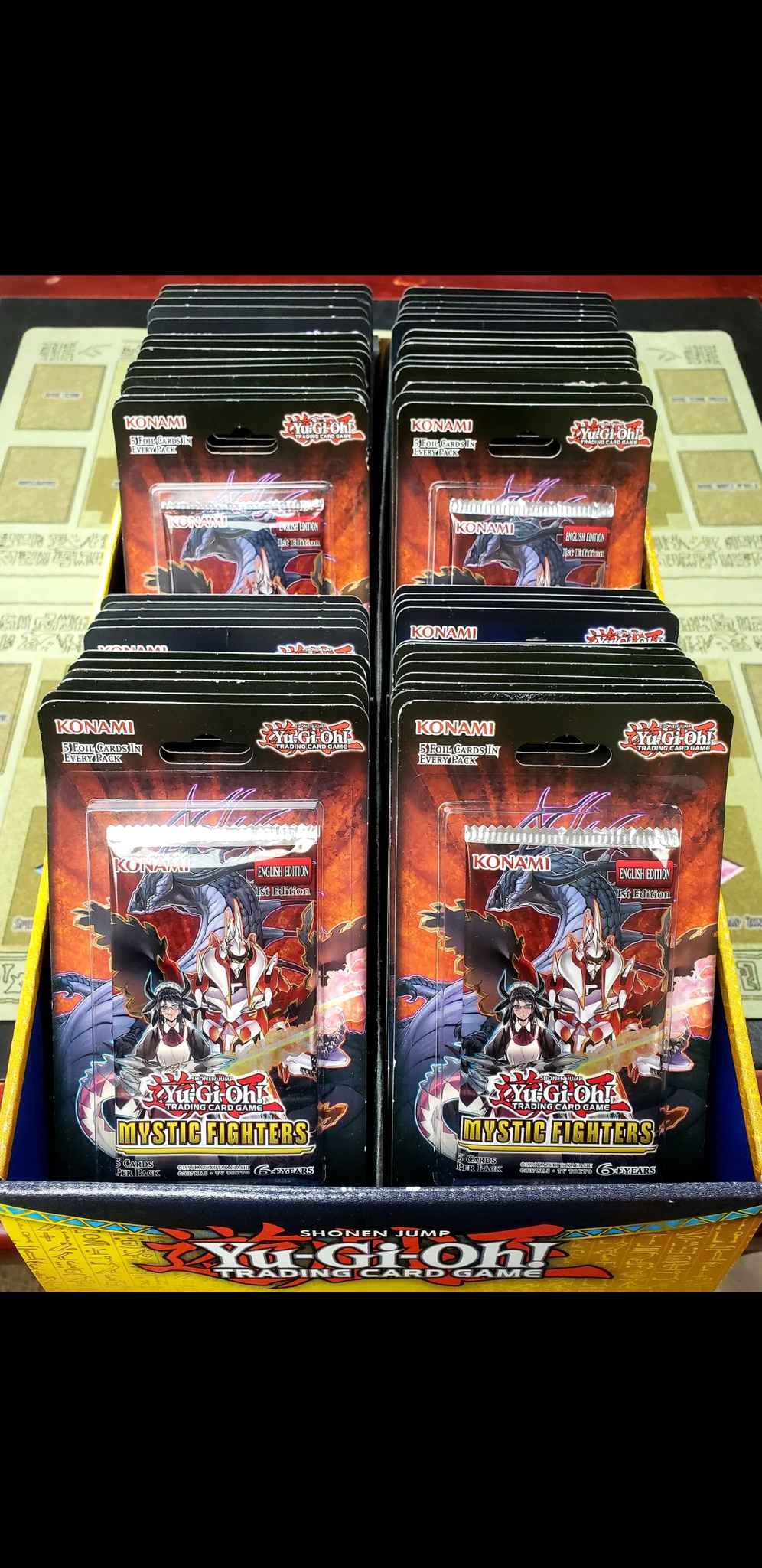 Mystic Fighters 1st Edition Booster Pack Yu-Gi-Oh SEALED