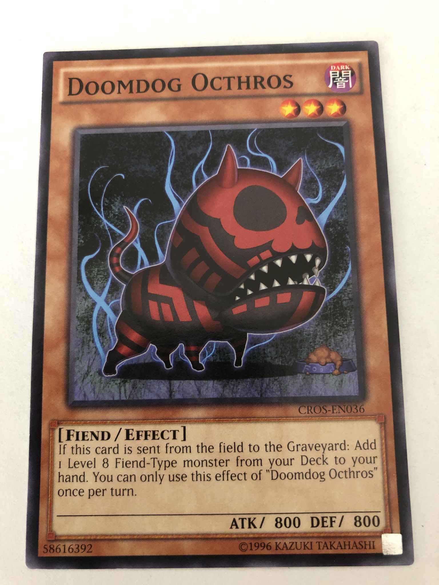 New U Doomdog Octhros CROS-EN036 Common Yu-Gi-Oh Card 