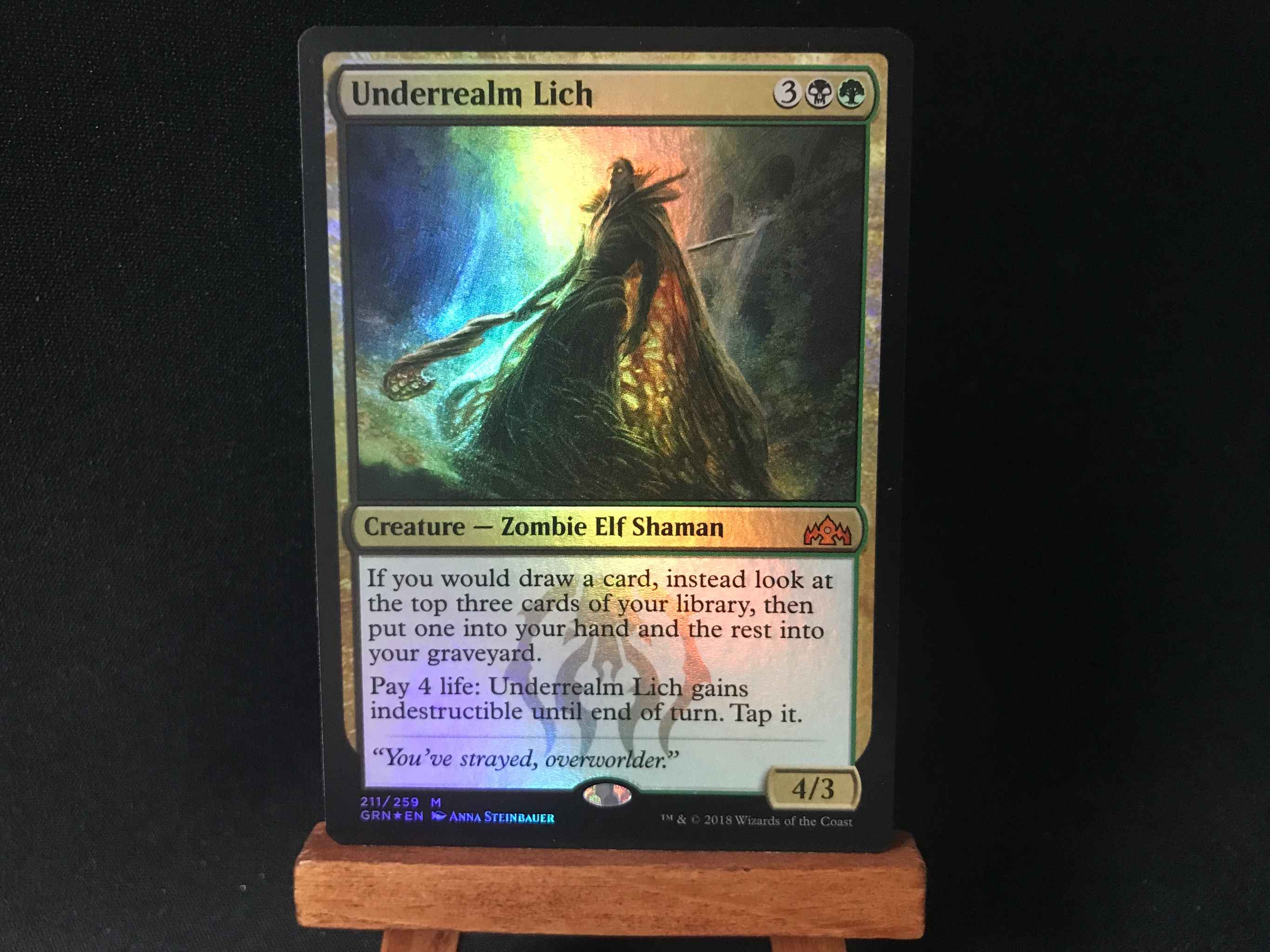 *** Underrealm Lich *** Comme neuf Guilds of Ravnica GRN Magic the Gathering Magic Cartes