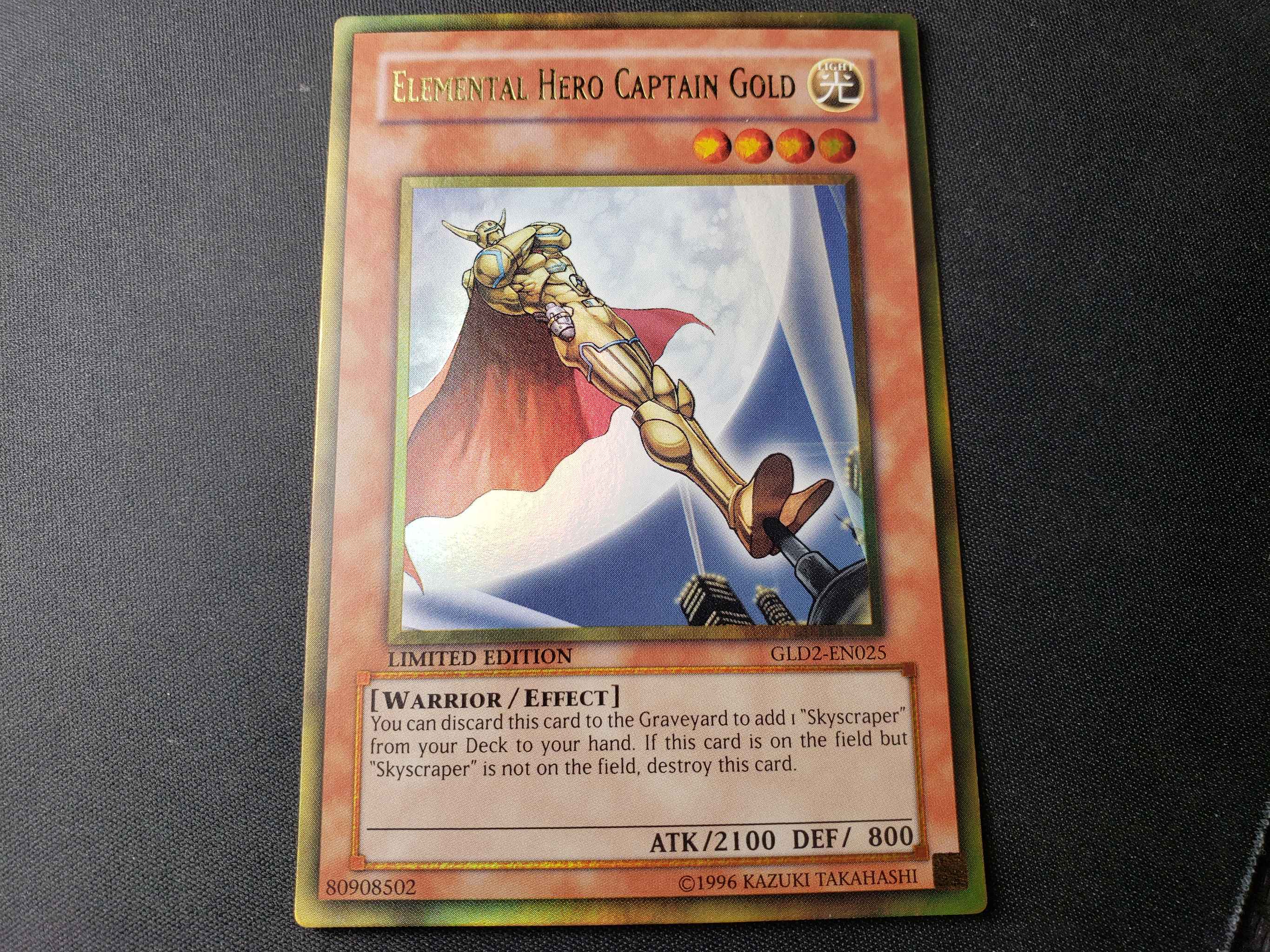 Details about  / Elemental Hero Captain Gold Ultra Rare