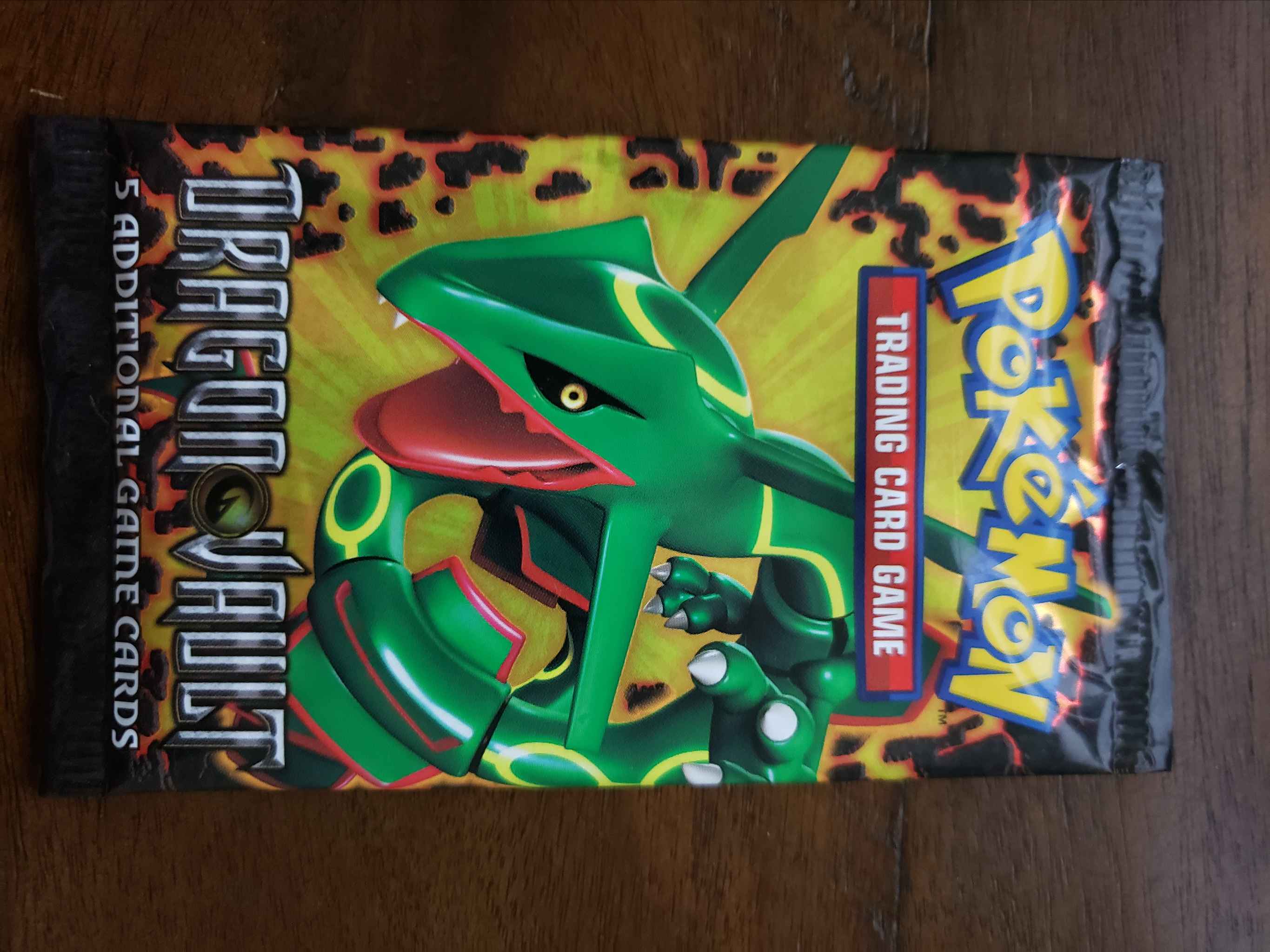 Dragon Vault Sealed KOREAN Booster pack  Rayquaza Art BW Pokemon Card 