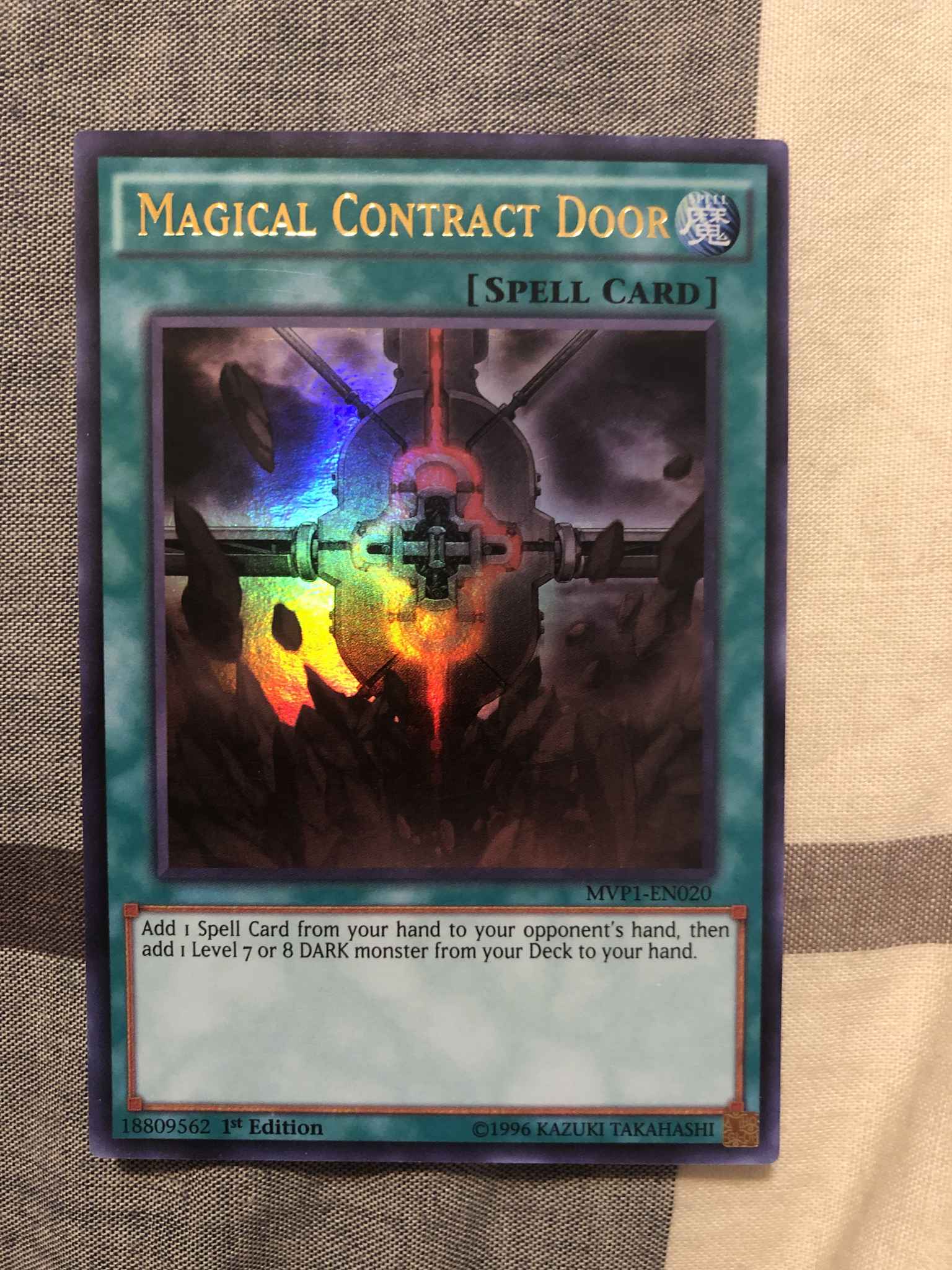 MVP1-EN020 Magical Contract Door Ultra Rare 1st edition Yu-Gi-Oh 