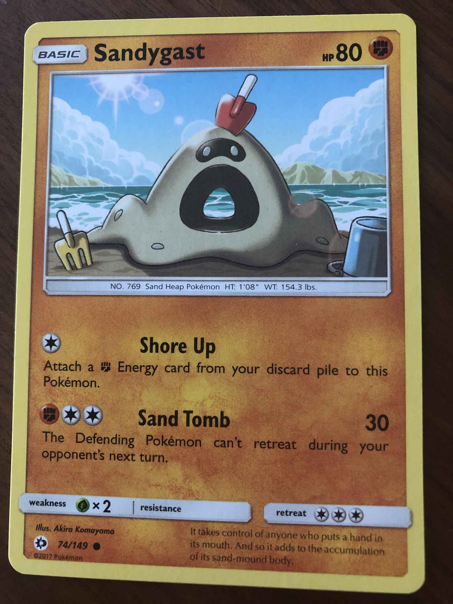 Sandygast Sandygast Sm Base Set Pokemon