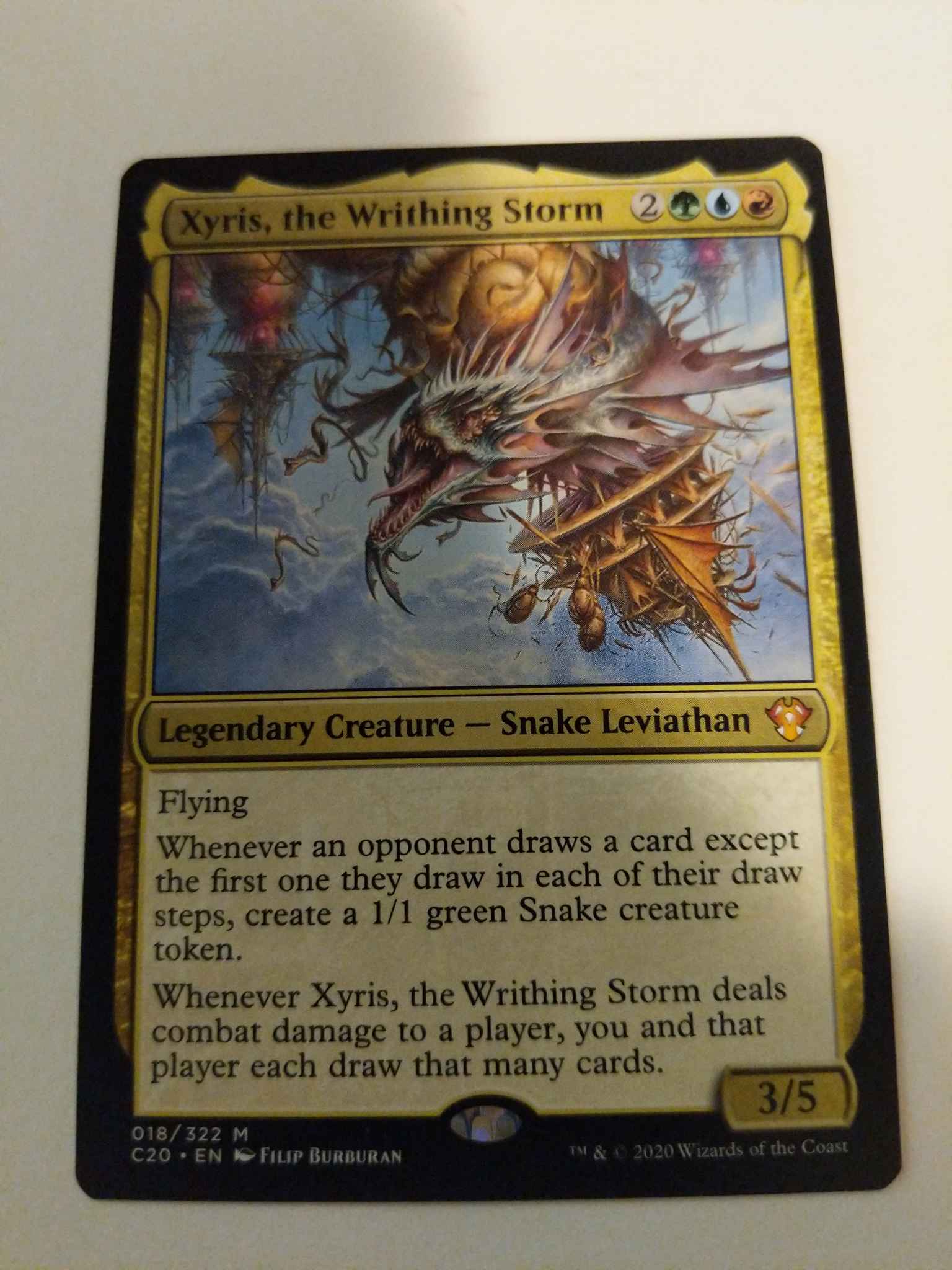 Xyris The Writhing Storm Xyris The Writhing Storm Commander Magic The Gathering