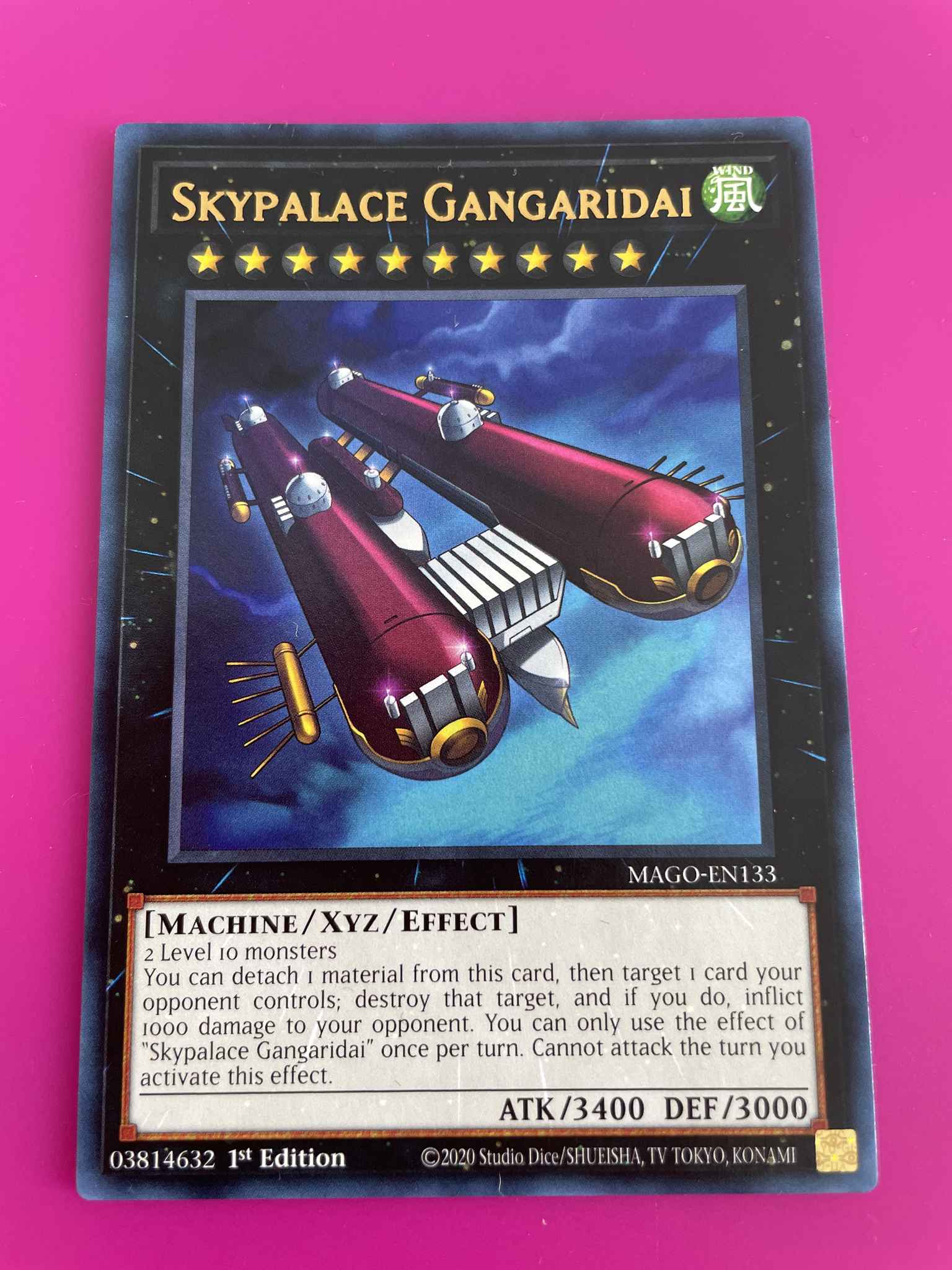 MAGO-EN133 Skypalace Gangaridai Rare 1st Edition Mint YuGiOh Card