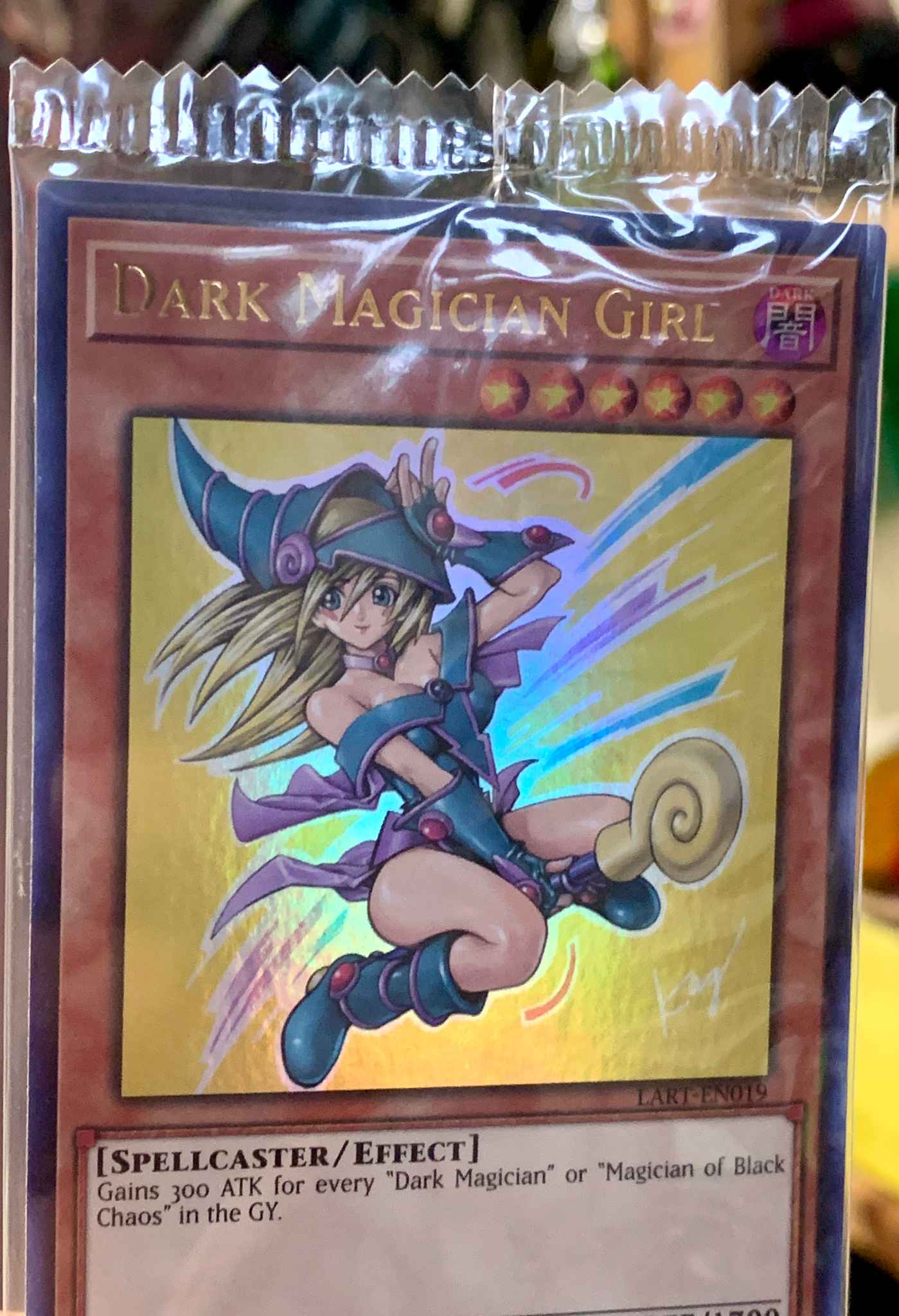Yugioh Dark Magician Girl Lost Art Promo LART-EN019 
