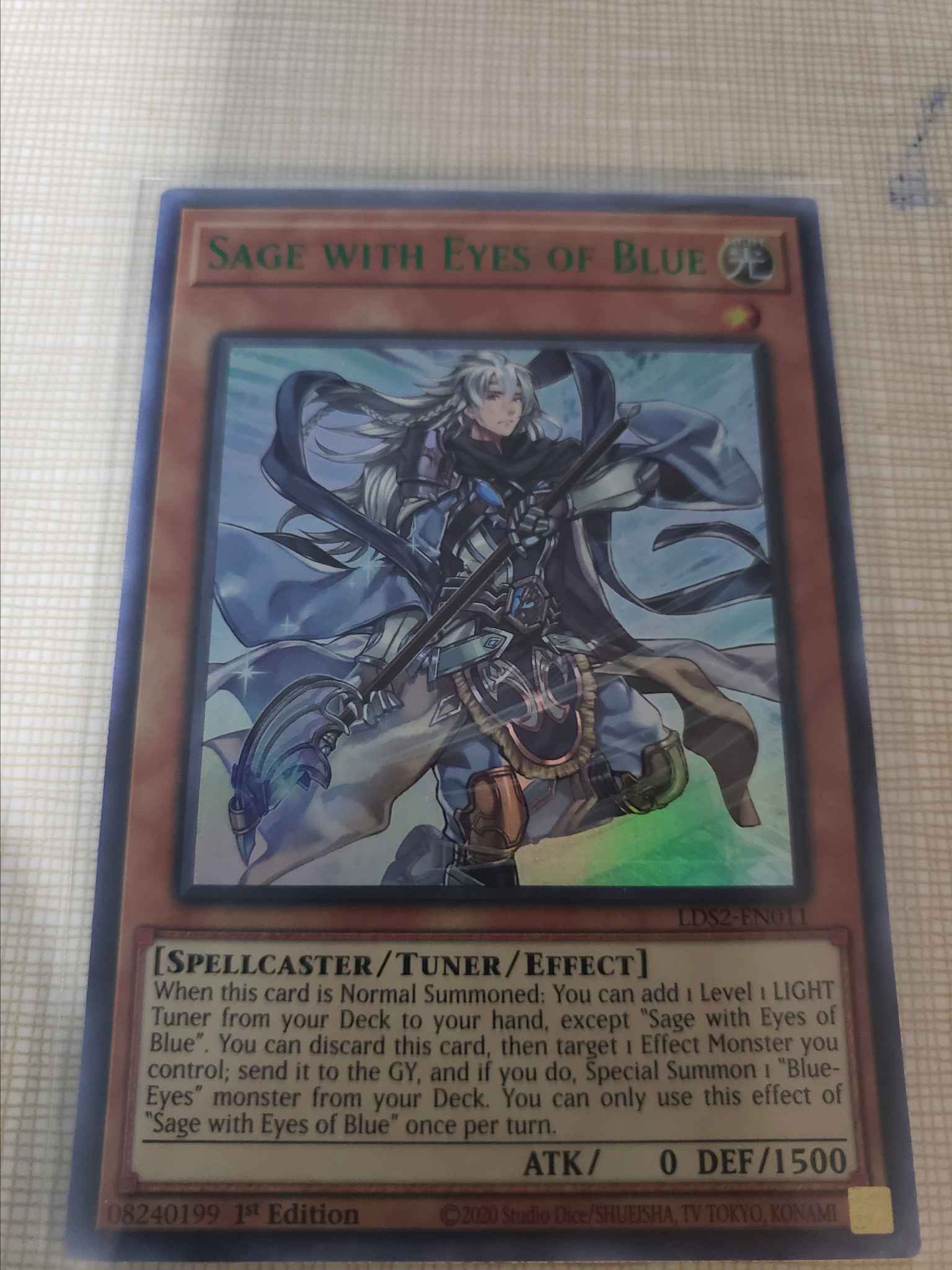 Sage with Eyes of Blue LDS2-EN011 Green Ultra Rare Yugioh