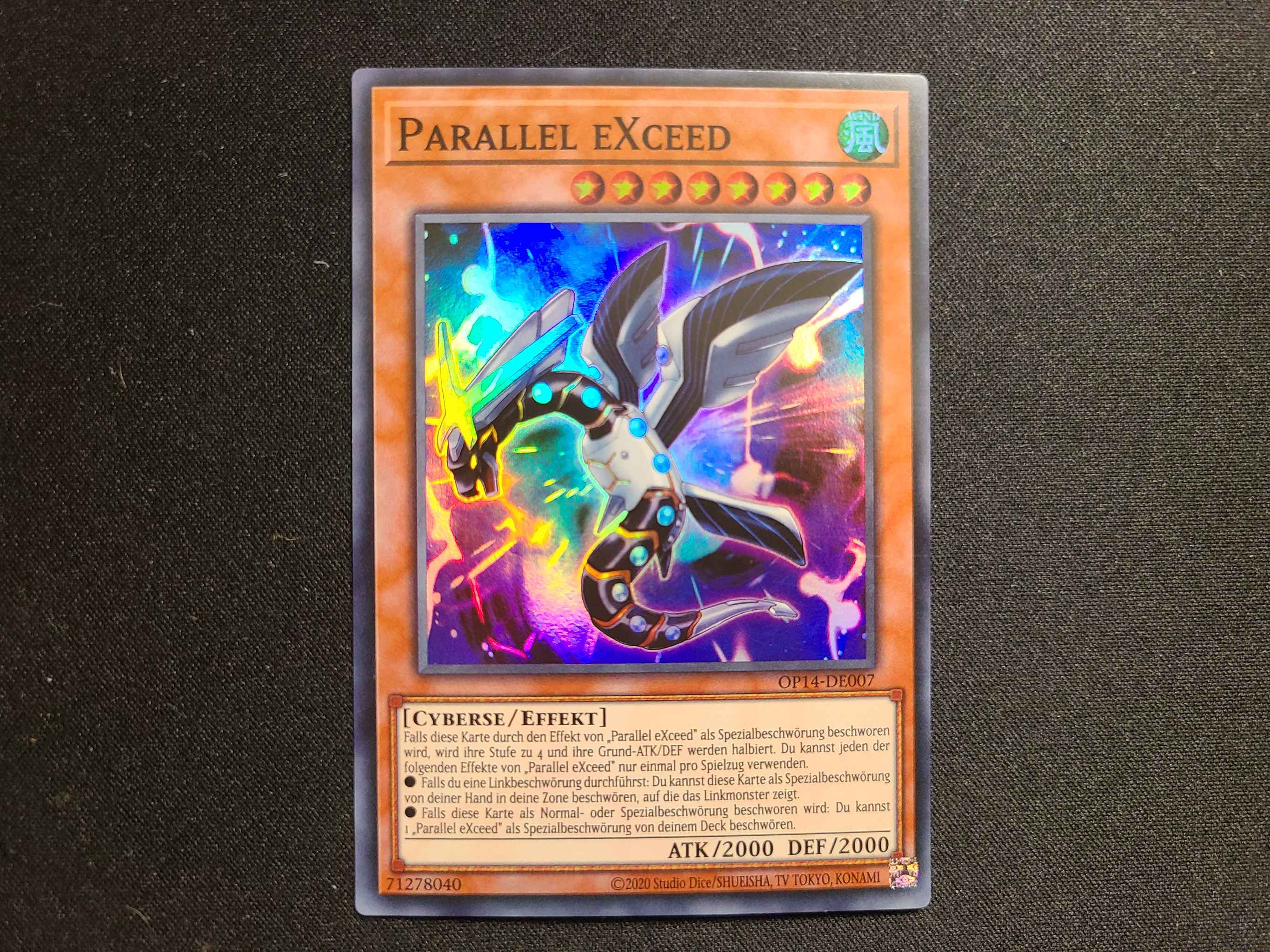 Near Mint Condition YUGIOH Card Mint Parallel Exceed 