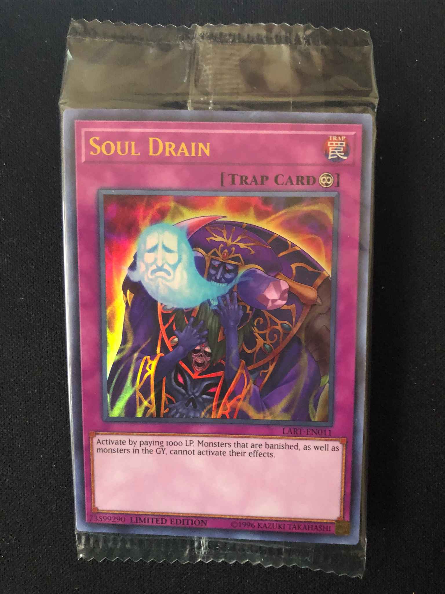 Yugioh Soul Drain LART-EN011 Ultra Rare Limited Edition
