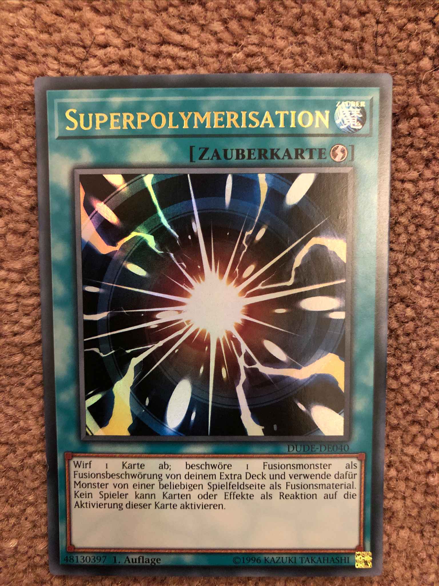 Super Polymerization 1st Edition Ultra Rare DUDE-EN040 Duel Devastator Yu-Gi-Oh! 