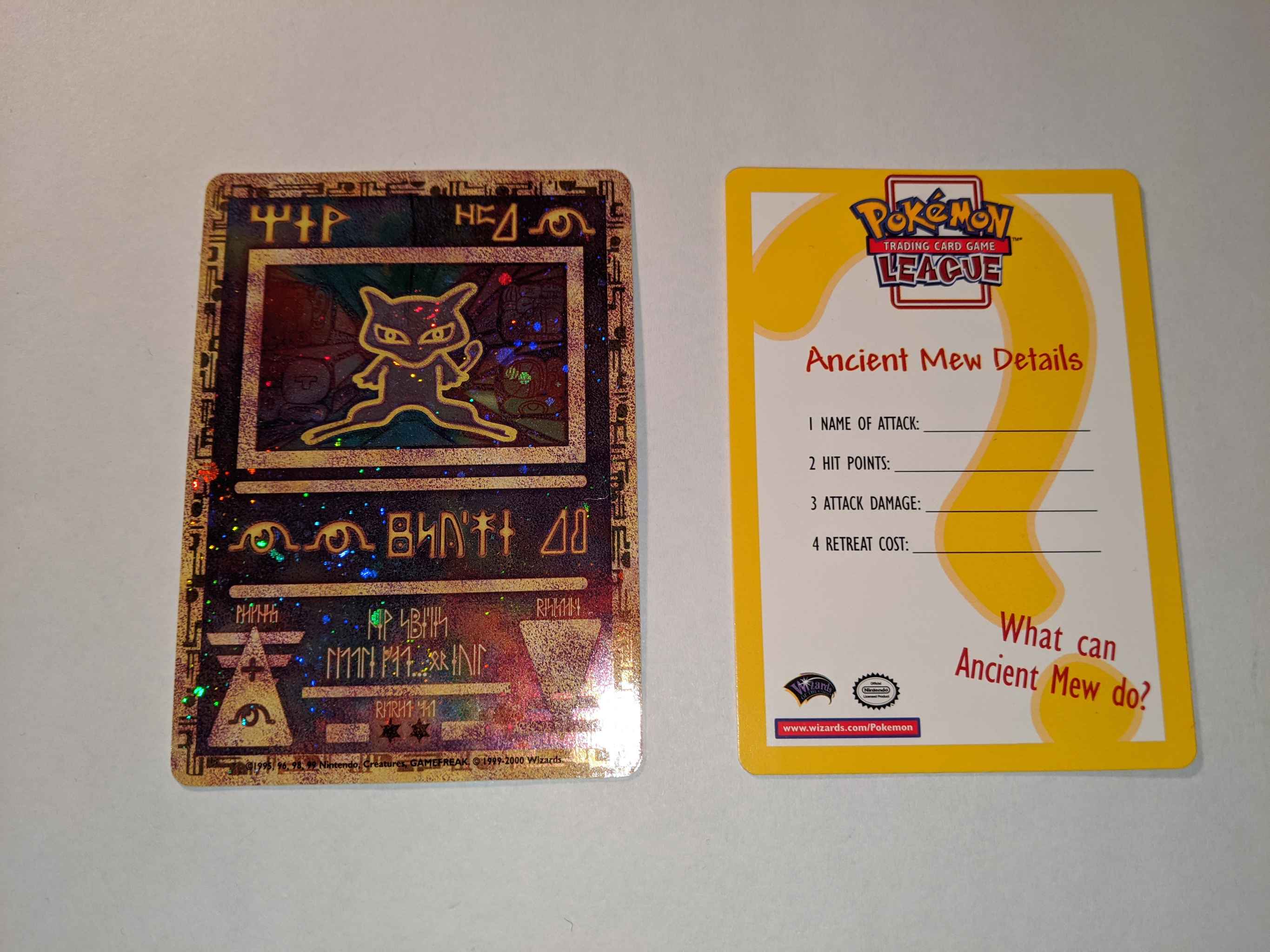 Pokemon Ancient Mew Holo Foil Promo Card Sealed New 