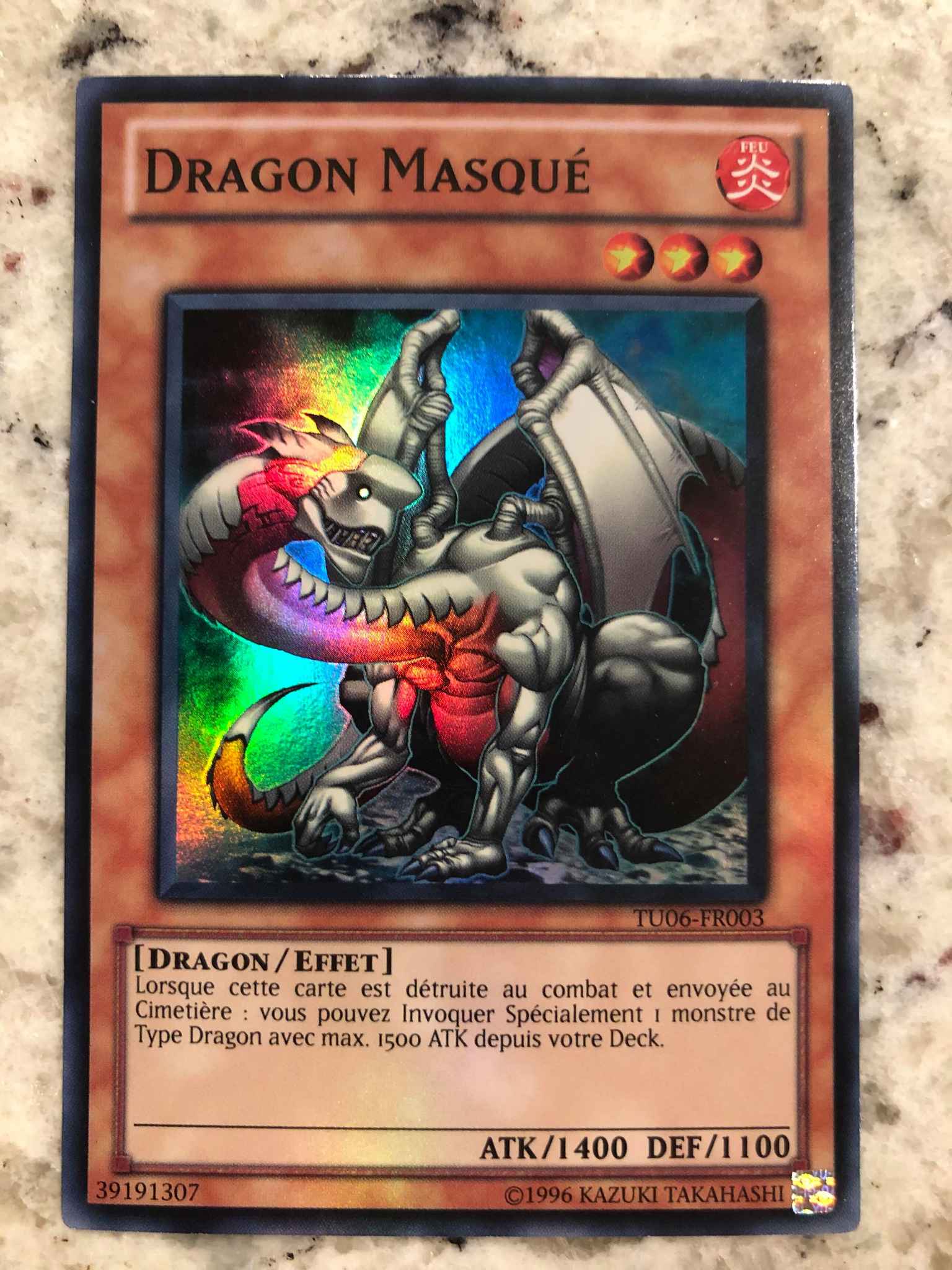 Yugioh Masked Dragon TU06-EN003 TU06-SP003 Super Rare SPANISH! 