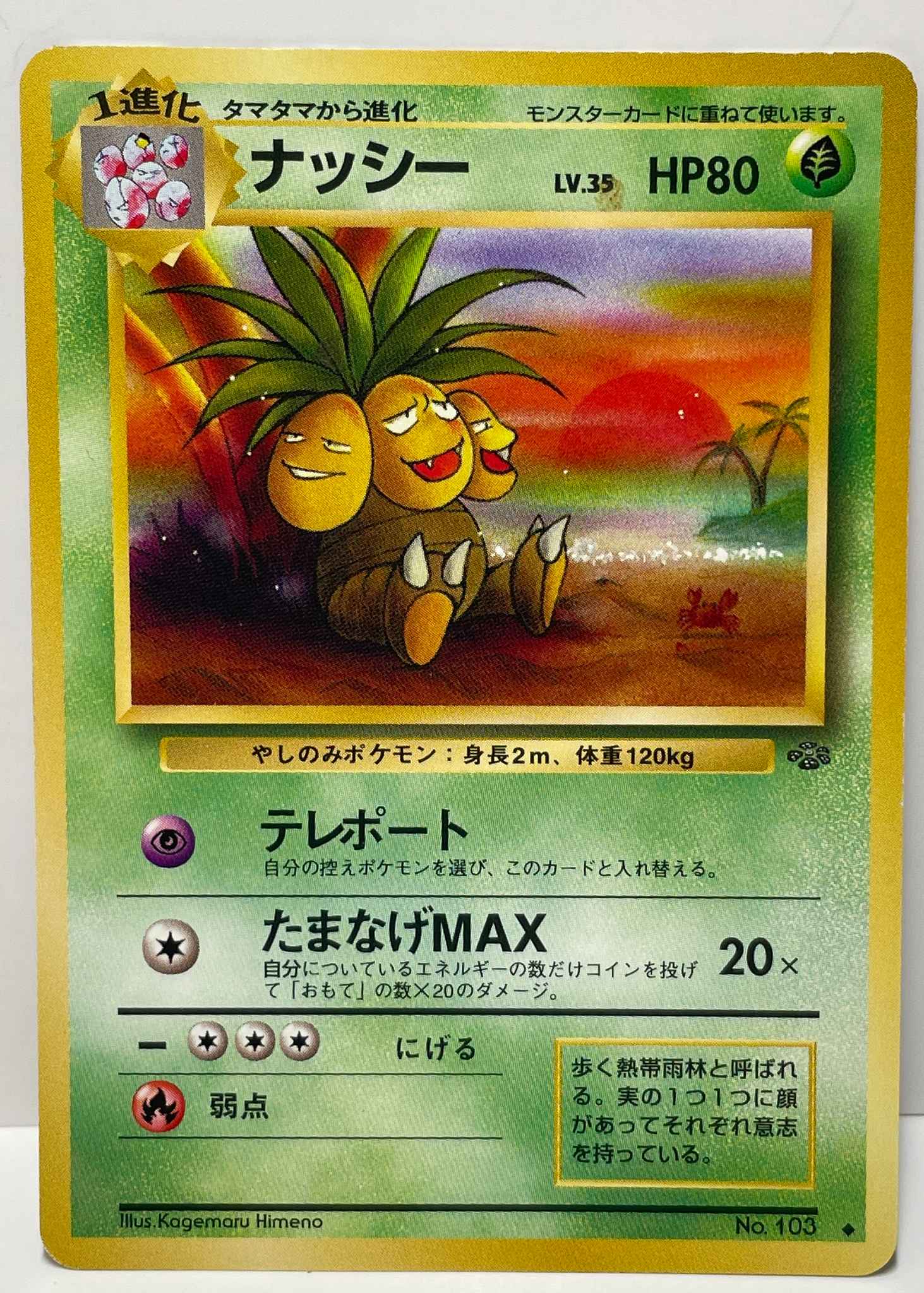 Japanese Exeggutor Jungle Pokemon