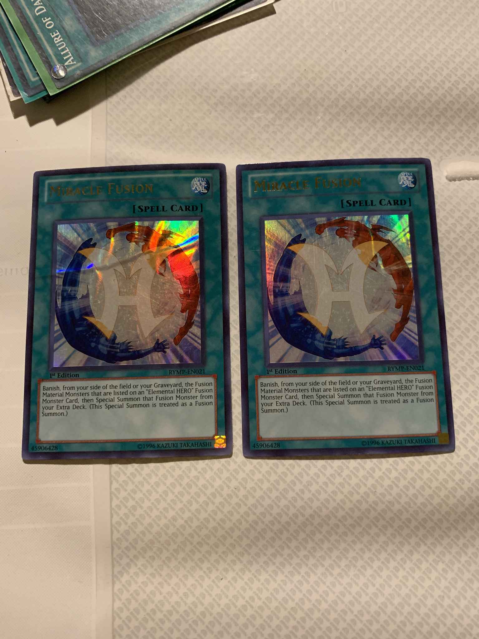 RYMP-EN021  Miracle Fusion 1st Edition Ultra Rare Yugioh Card