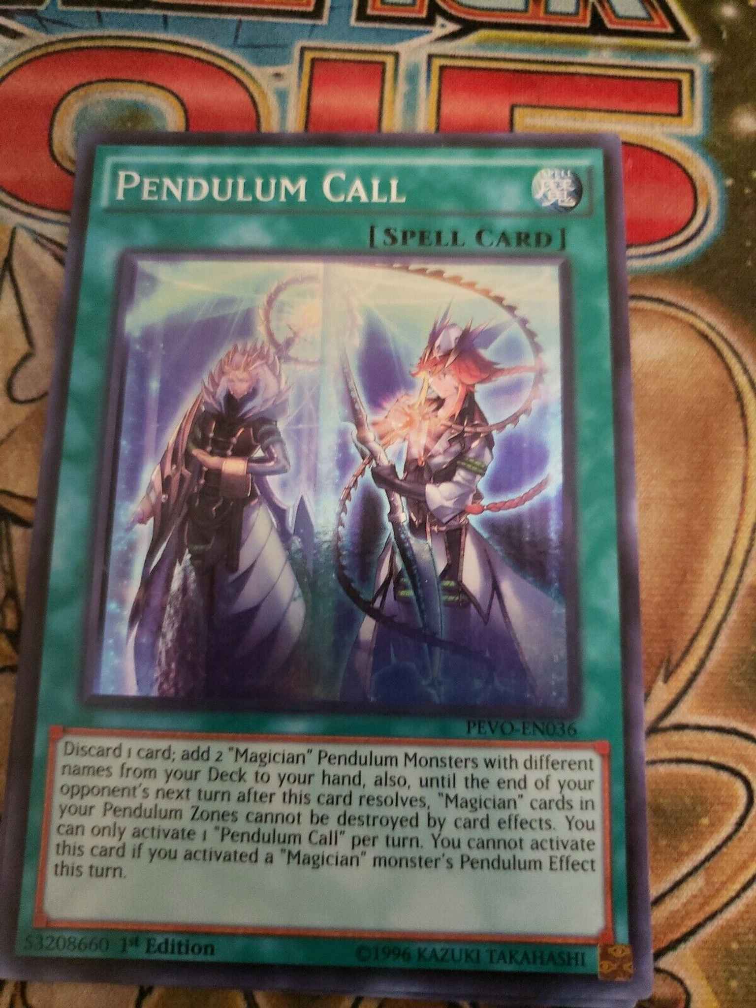 Pendulum Call PEVO-EN036 Super Rare 1st Edition NM 