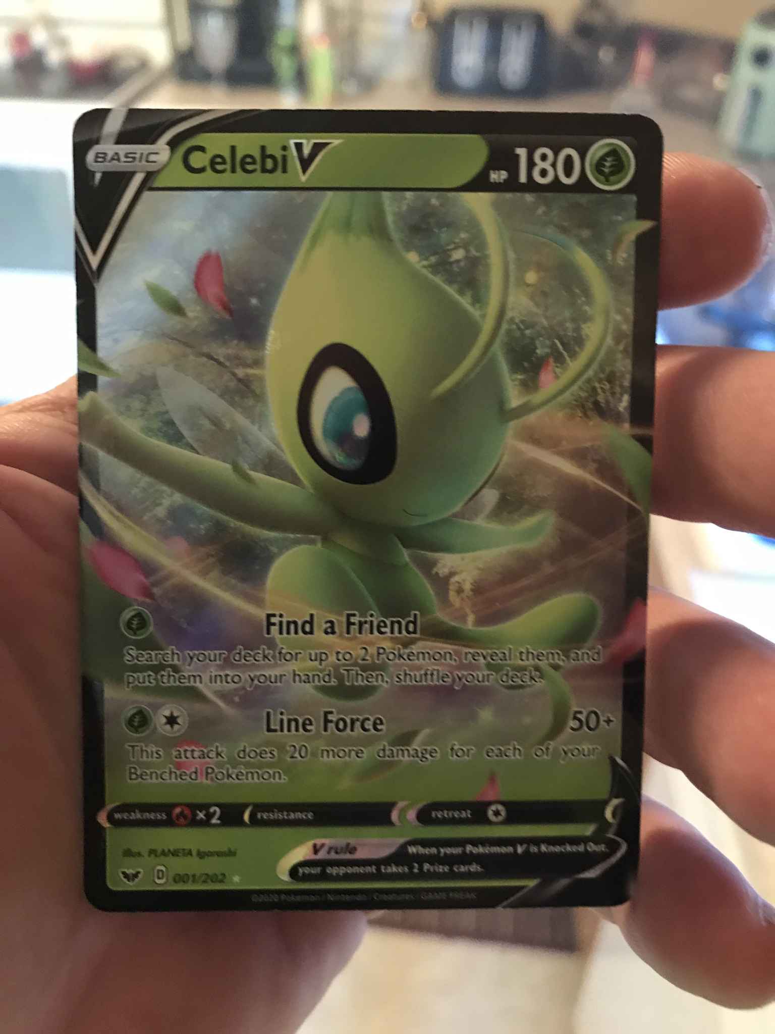 Celebi V Celebi V Swsh01 Sword Shield Base Set Pokemon