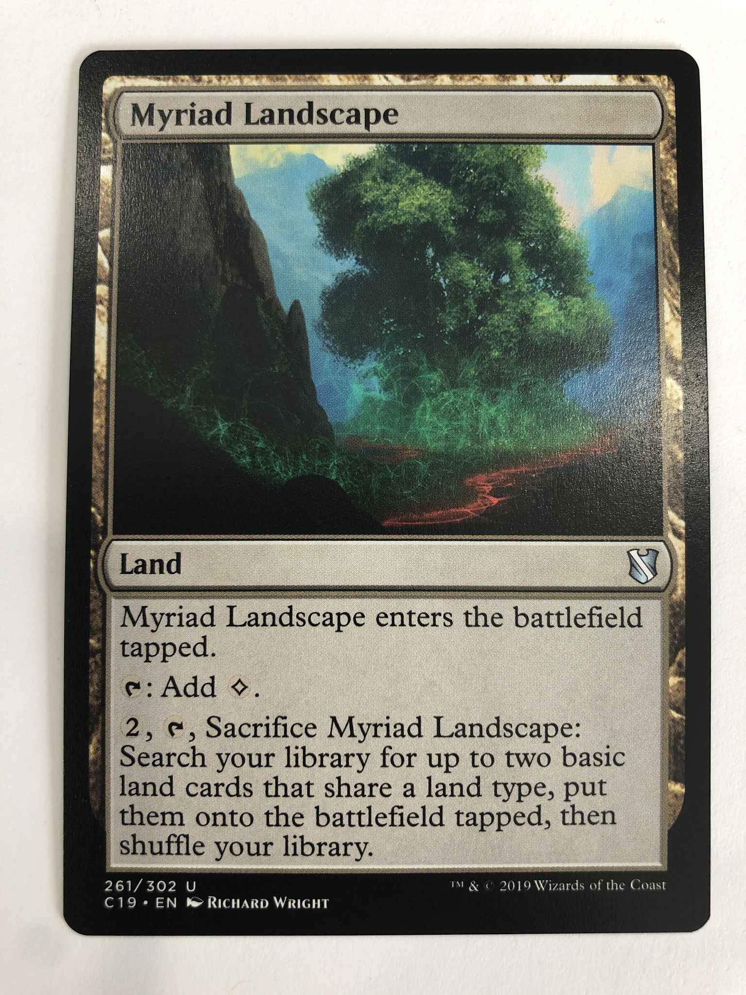 MTG Commander 2019 Myriad Landscape MINT