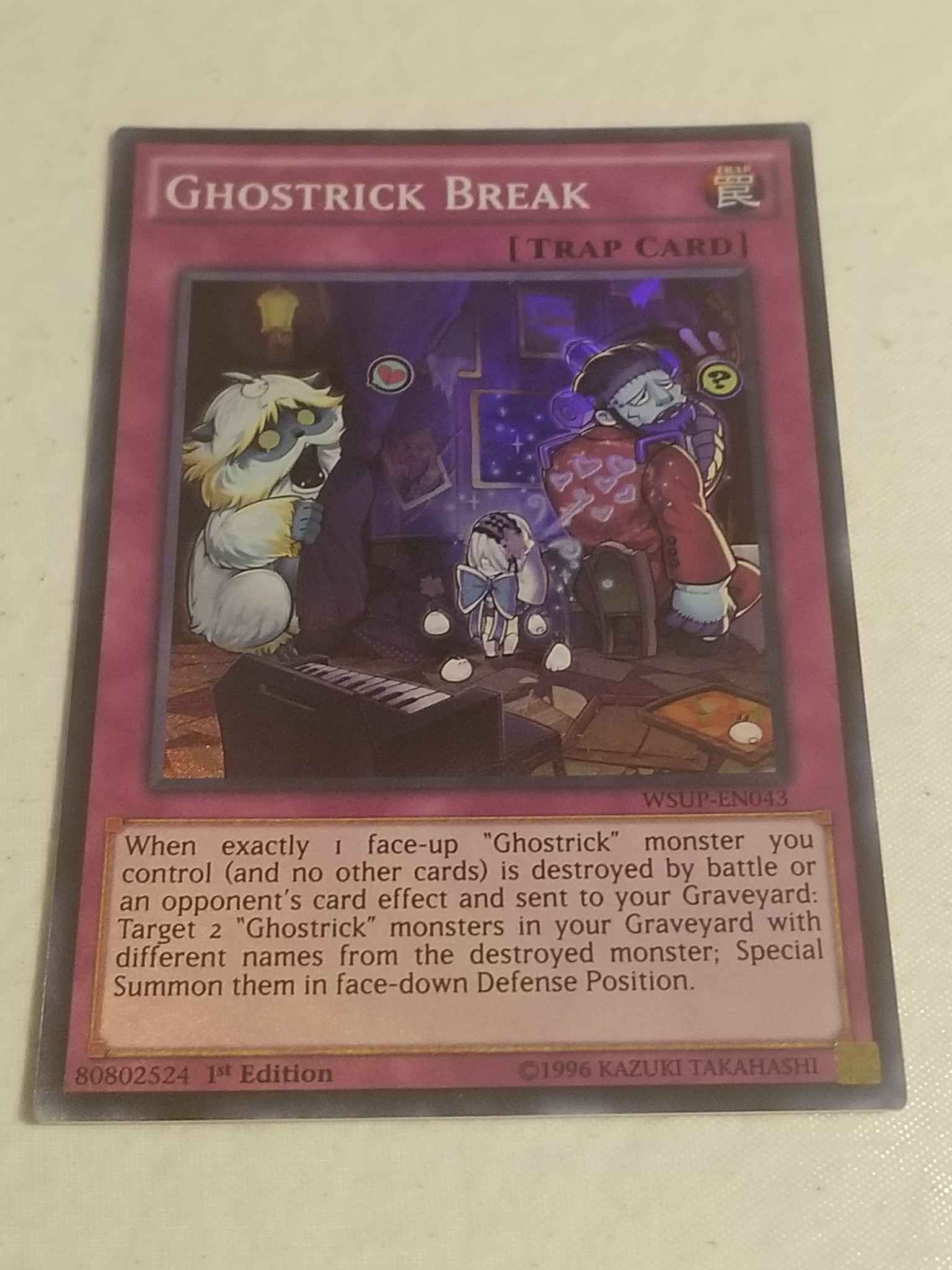 Yu-gi-oh! WSUP-EN043-1st Edition Ghostrick Break 