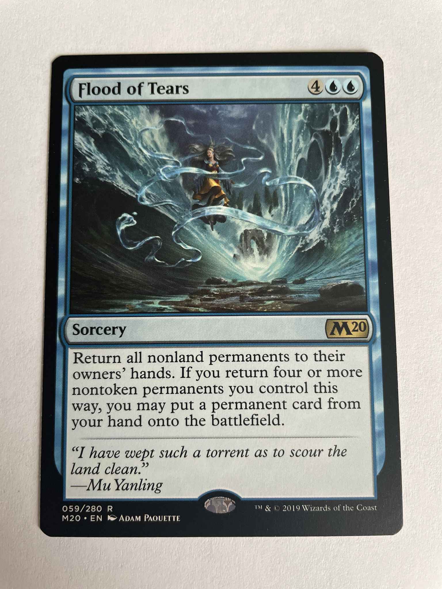 Flood of Tears Core Set 2020 NM MTG
