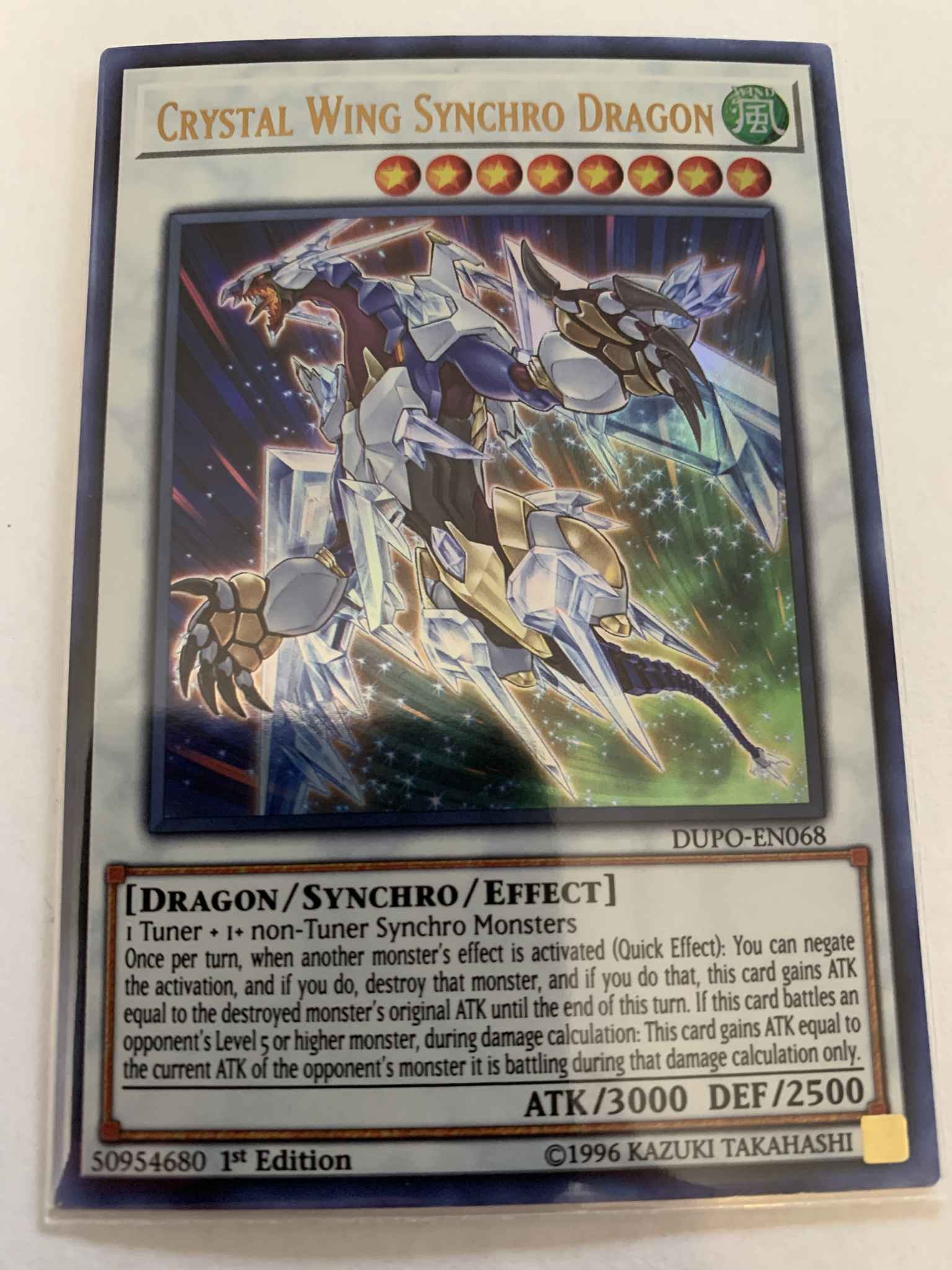 Crystal Wing Synchro Dragon Crystal Wing Synchro Dragon Duel Power Yugioh