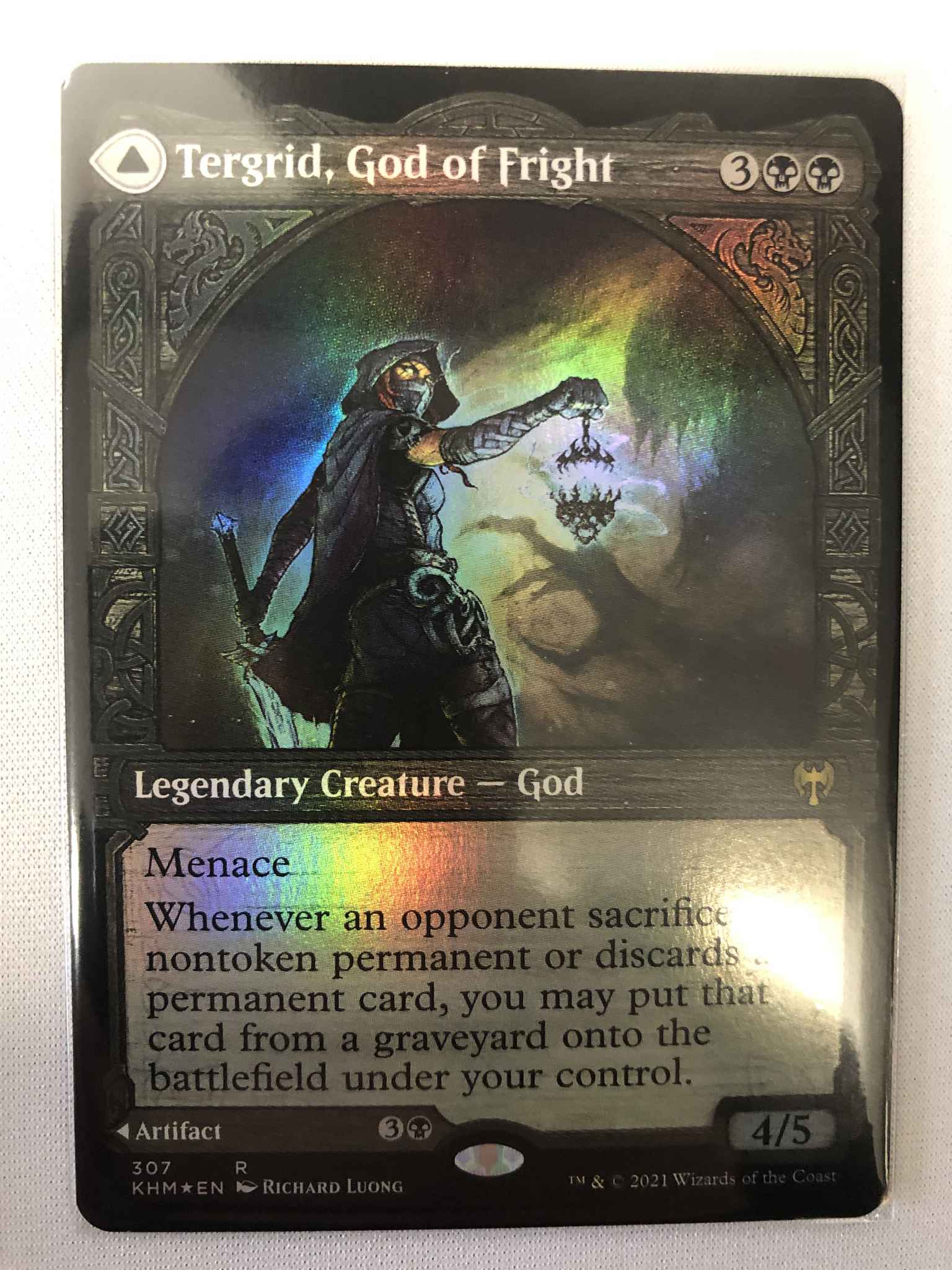SHOWCASE Tergrid God of Fright // Lantern ~ Kaldheim NearMint Magic MTG