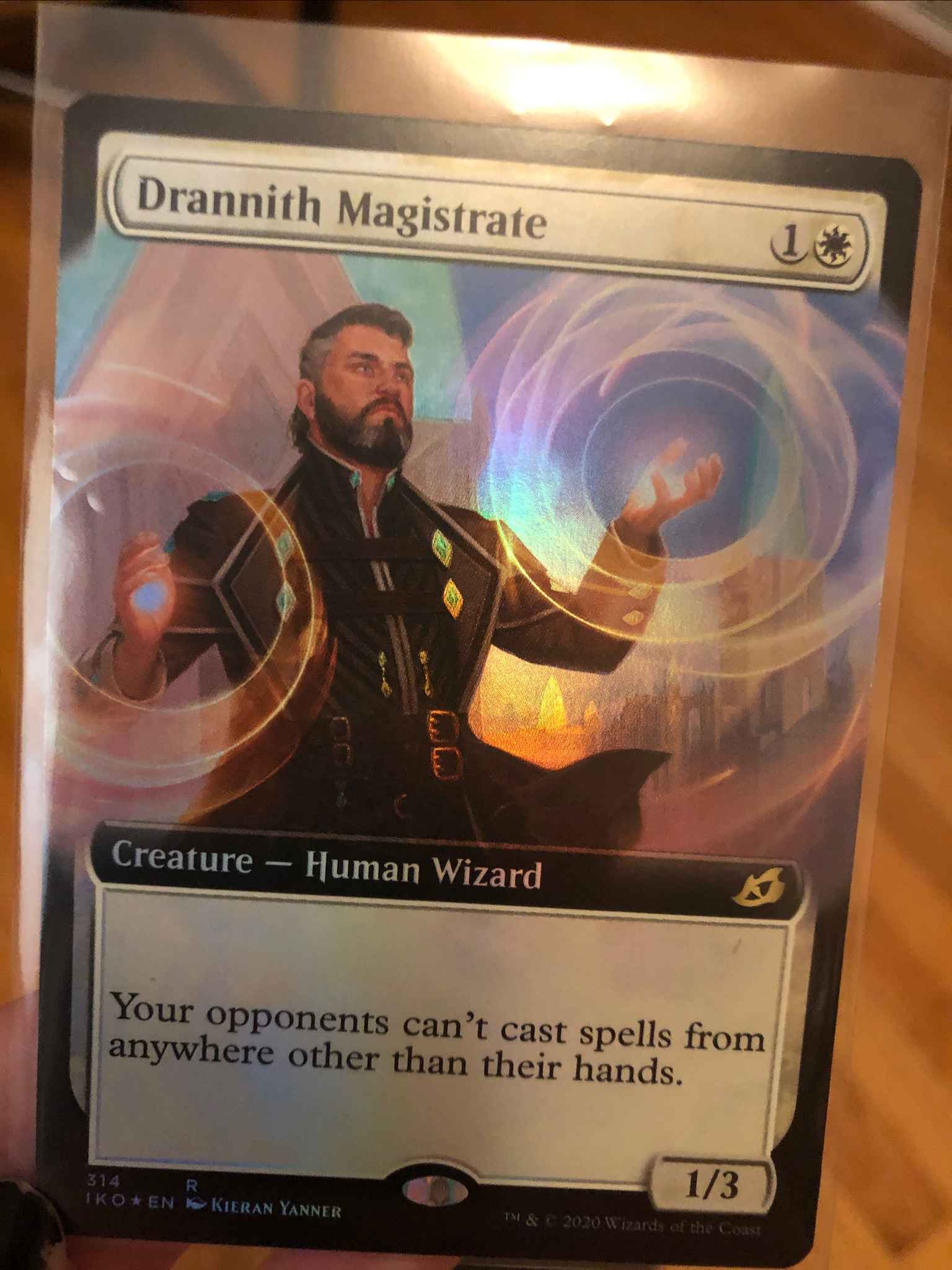 Mtg Ikoria Drannith Magistrate Extended Art FOIL NM 