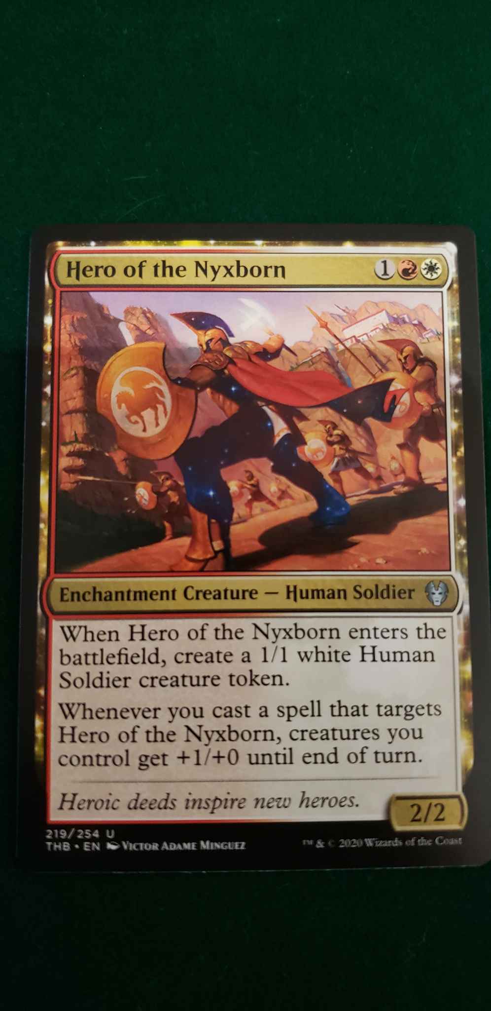 MTG NM THD x4 Hero of the Nyxborn 4 Free Shipping! 