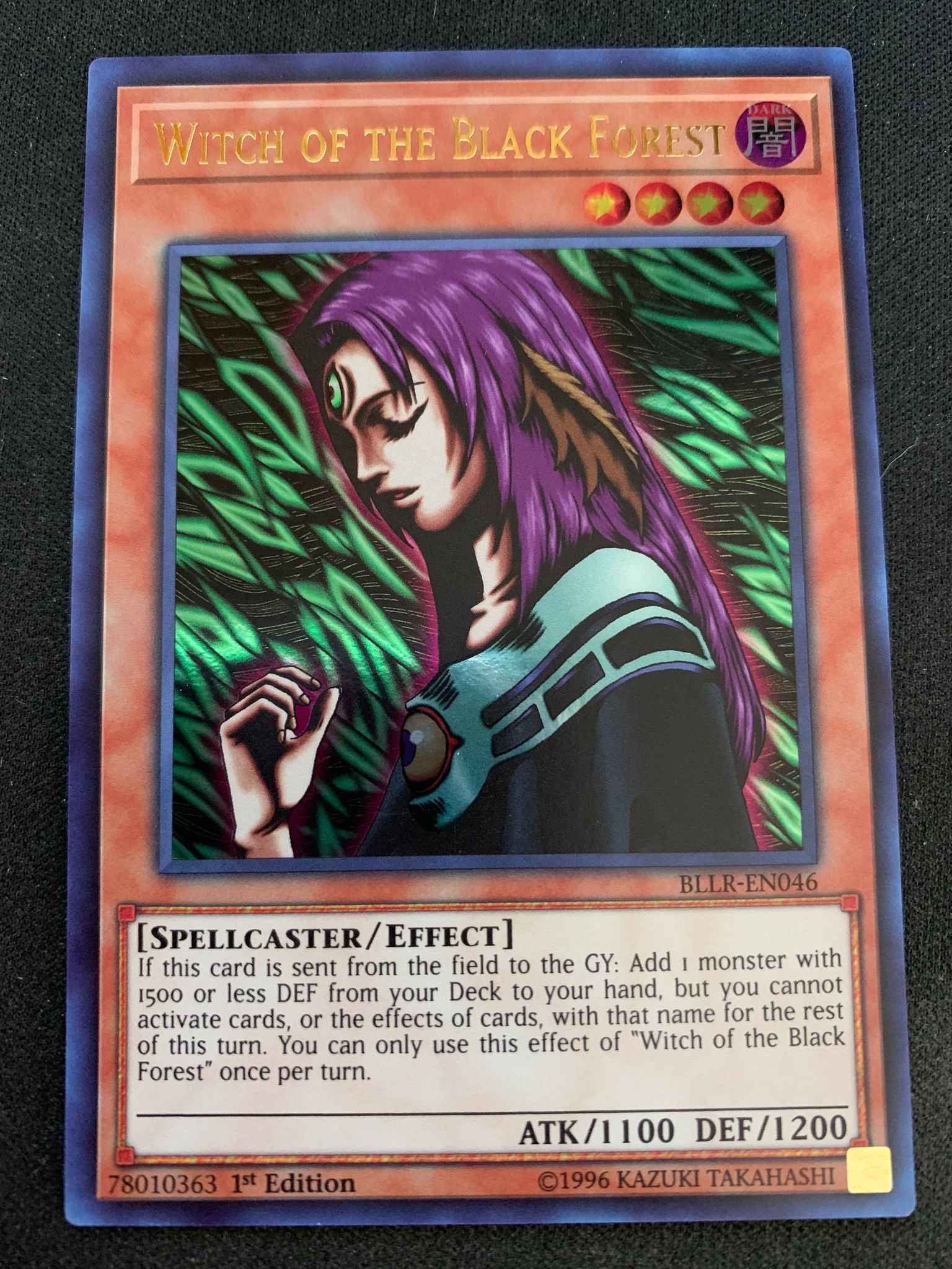 Ultra Rare 1st Ed NM BLLR-EN046 Witch of the Black Forest YUGIOH 