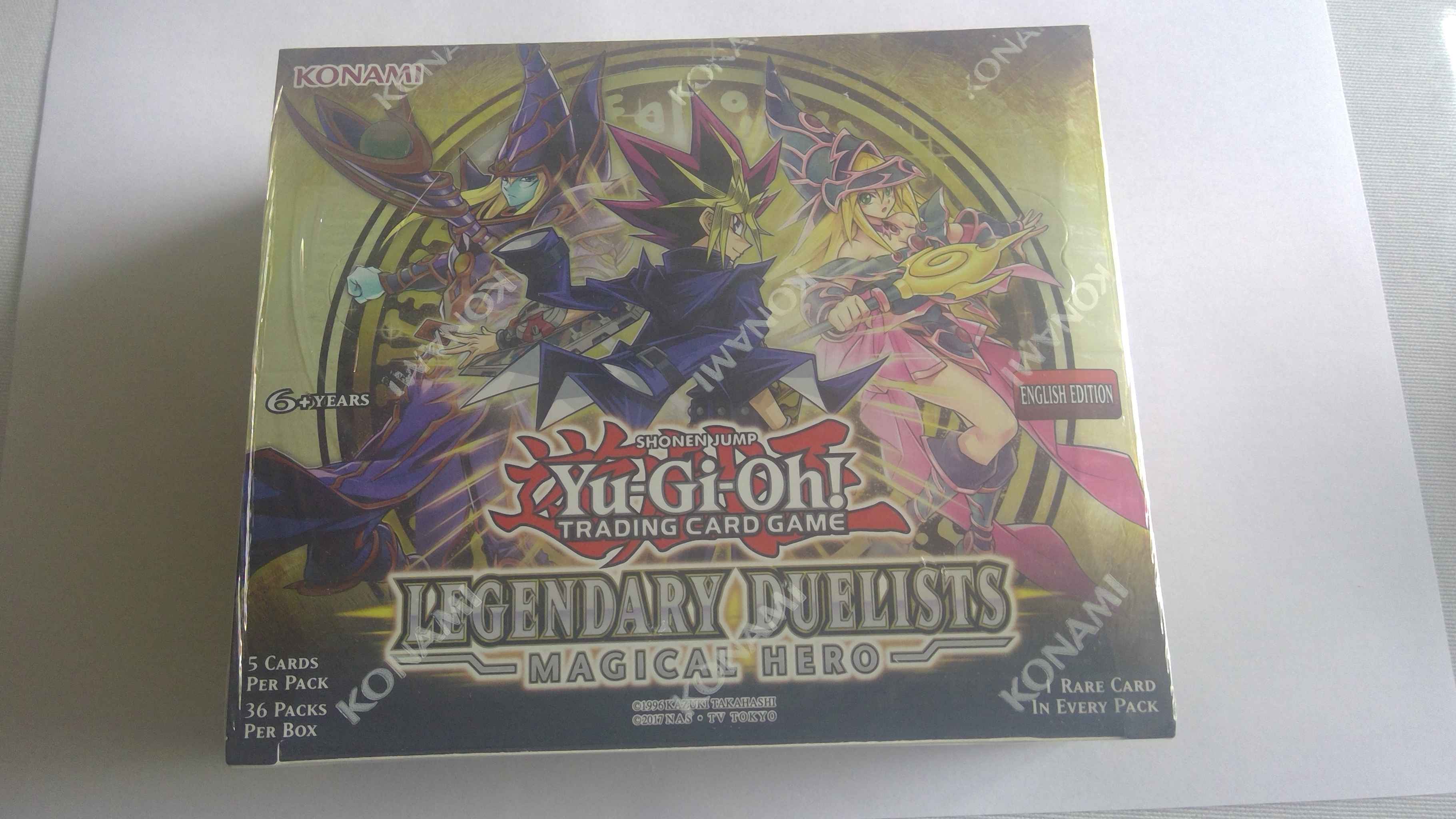 YUGIOH LEGENDARY DUELISTS MAGICAL HERO BOOSTER BOX FACTORY SEALED 36 packs