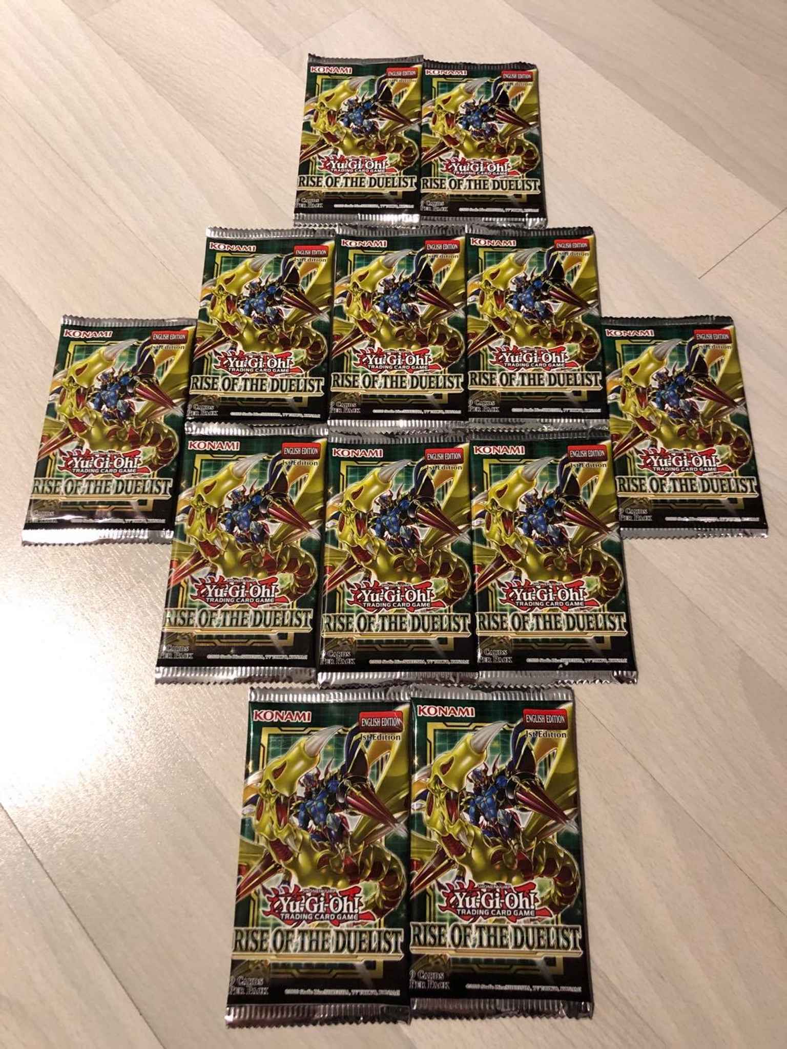 12x Rise Of The Duelist Pack Bundle Eternity Code Booster Box 1st Edition Eternity Code Yugioh