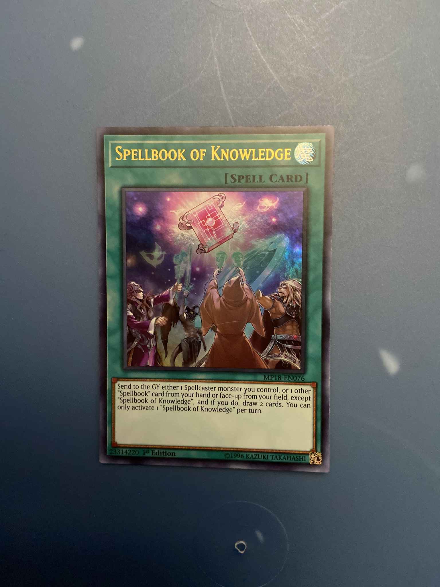 Spellbook of Knowledge 1st Edition MP18-EN076 - Ultra Rare 