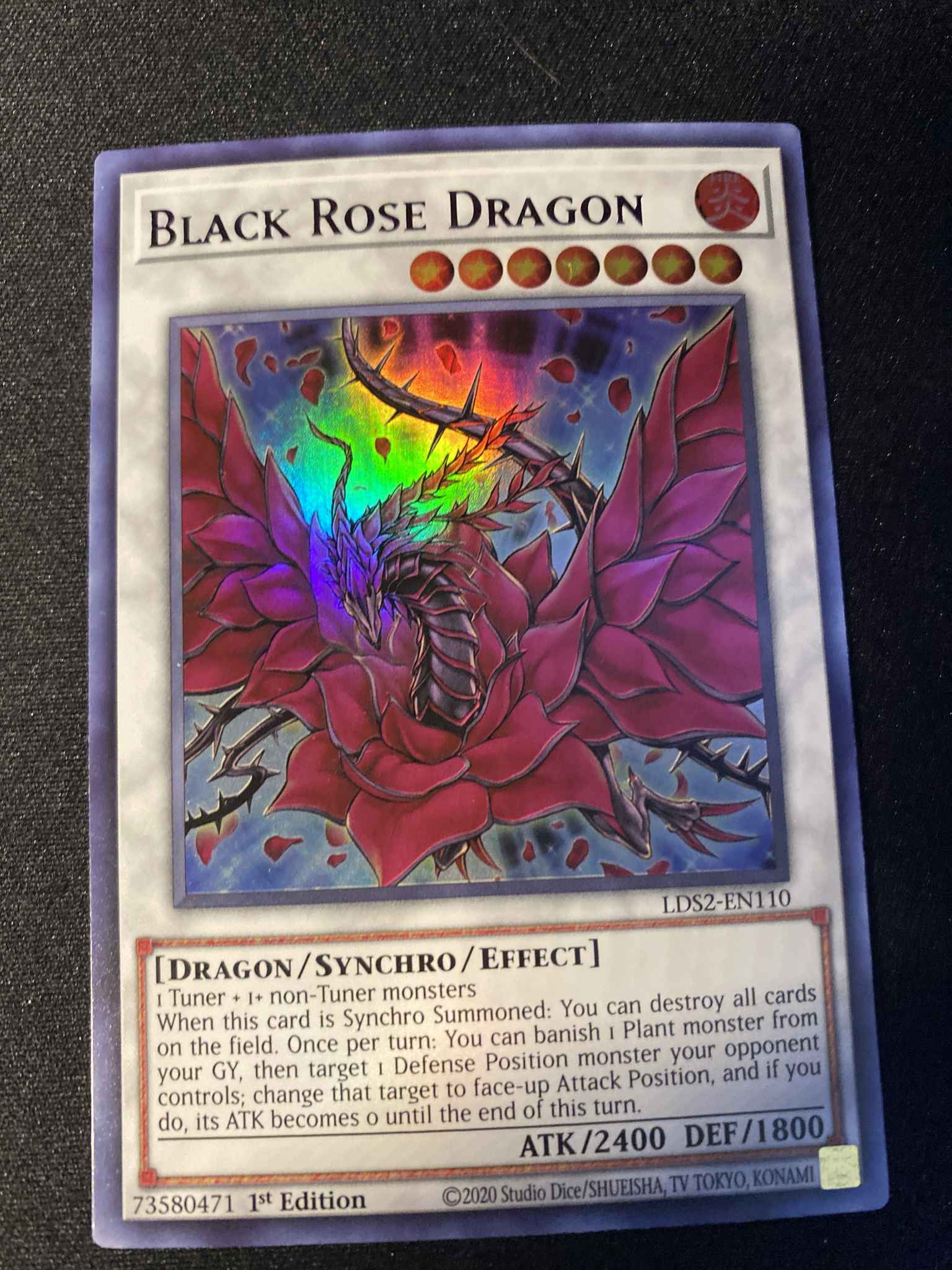 Limited Edition LP Details about   Black Rose Dragon Ultra Rare LC05-EN004