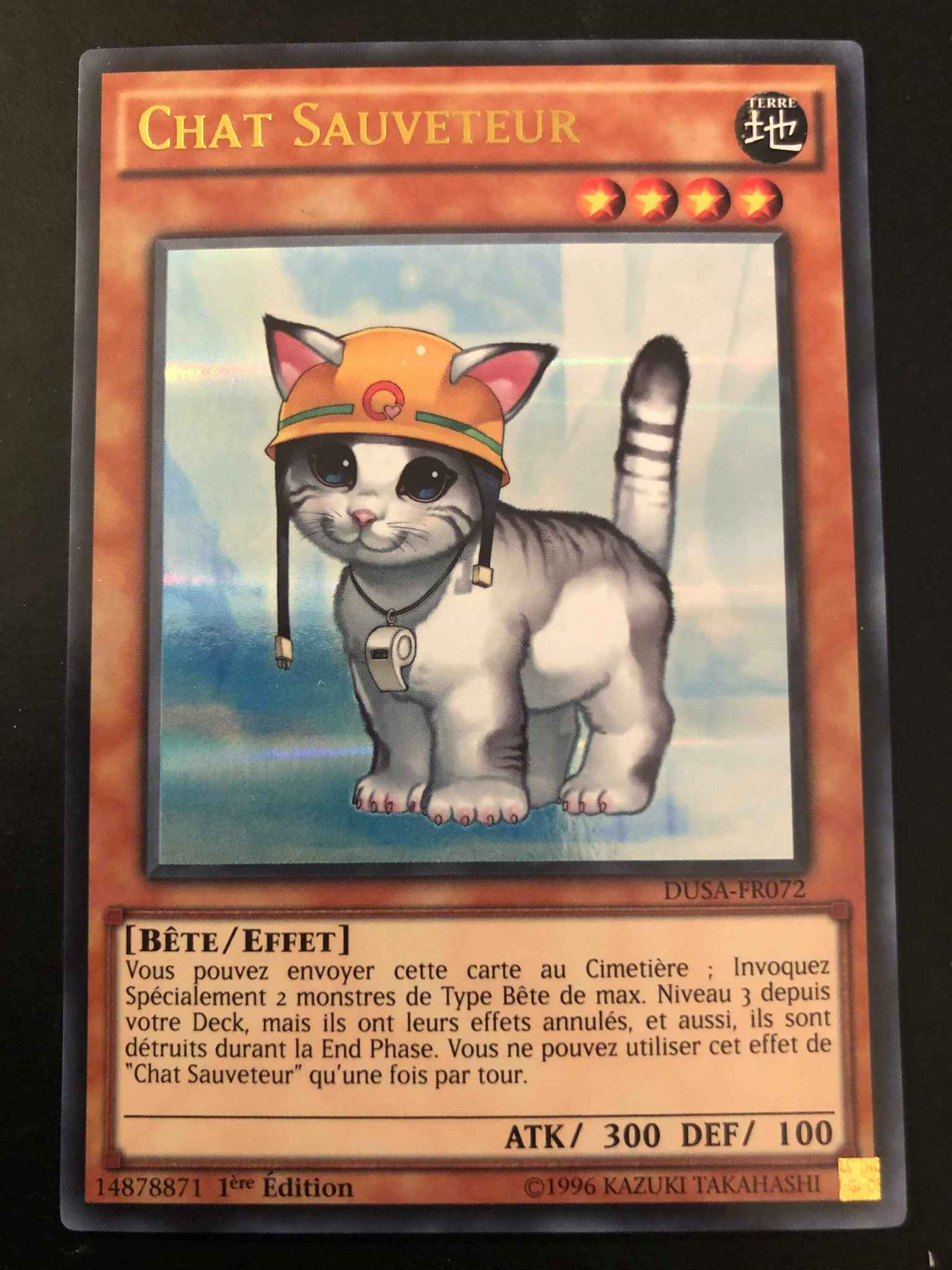 French Rescue Cat Rescue Cat Duelist Saga Yugioh