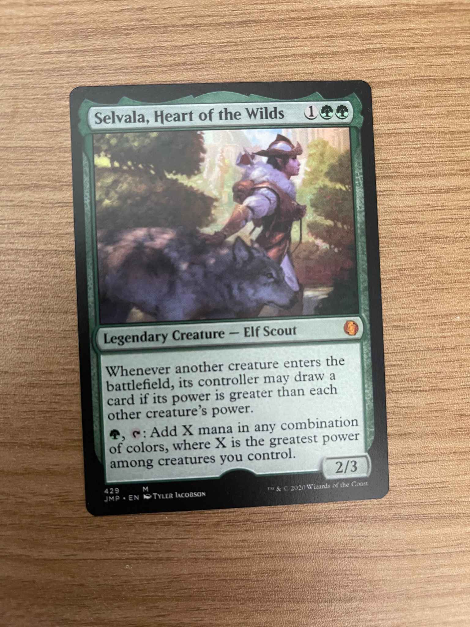 English MTG FOIL Selvala Heart of the Wilds NM/M Conspiracy