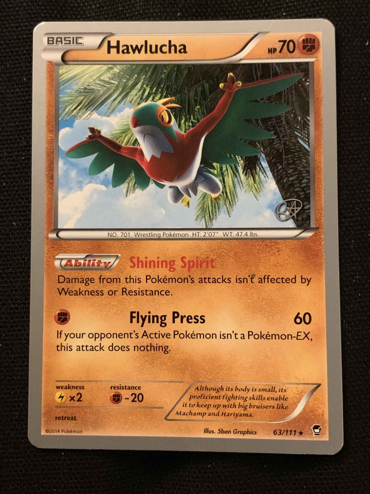 World Championships Hawlucha Hawlucha Cosmos Holo 63 111 Furious Fists Blister Exclusives Pokemon