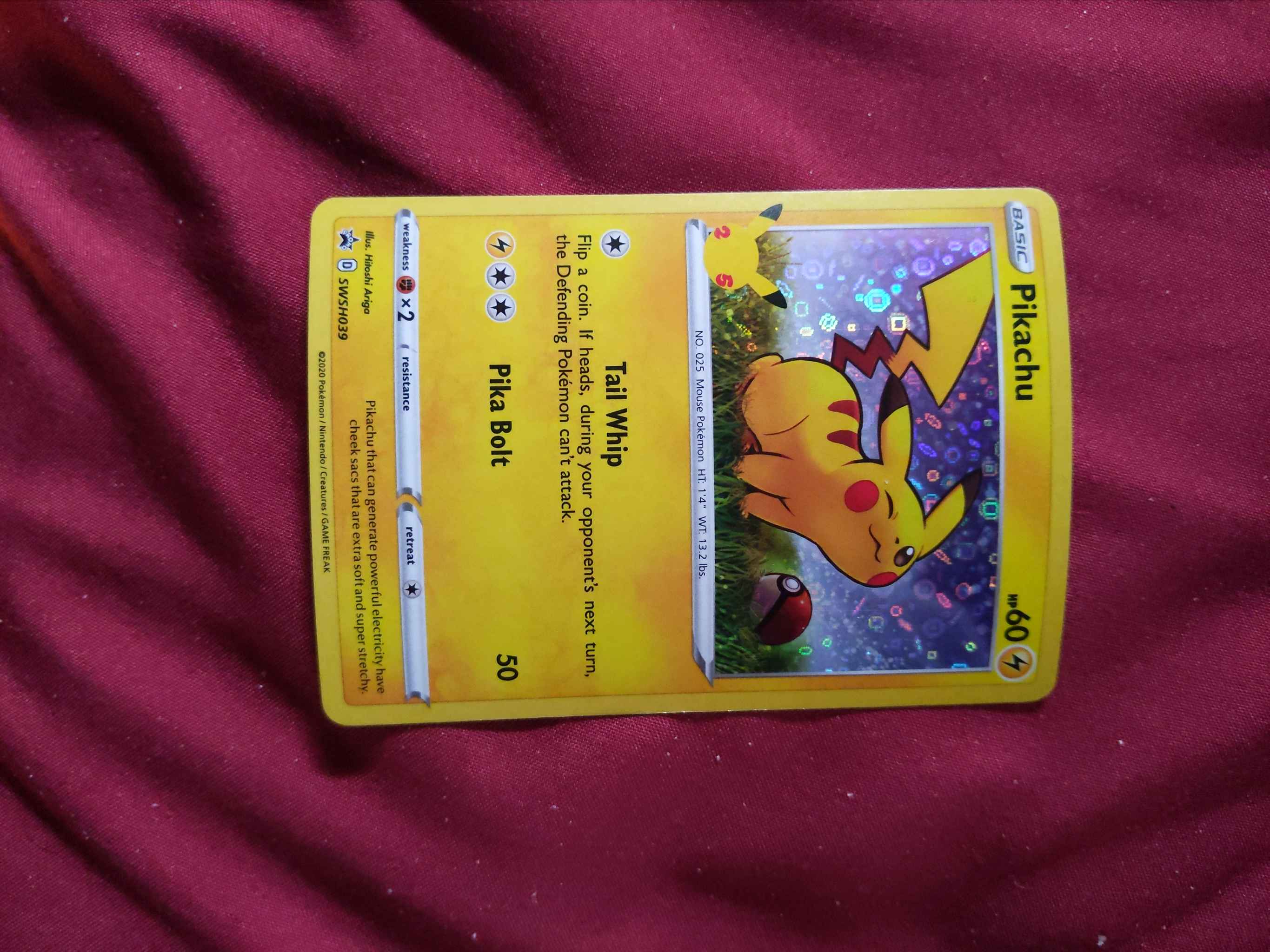 General Mills Promotion Pikachu Pikachu Swsh039 General Mills Promo Miscellaneous Cards Products Pokemon