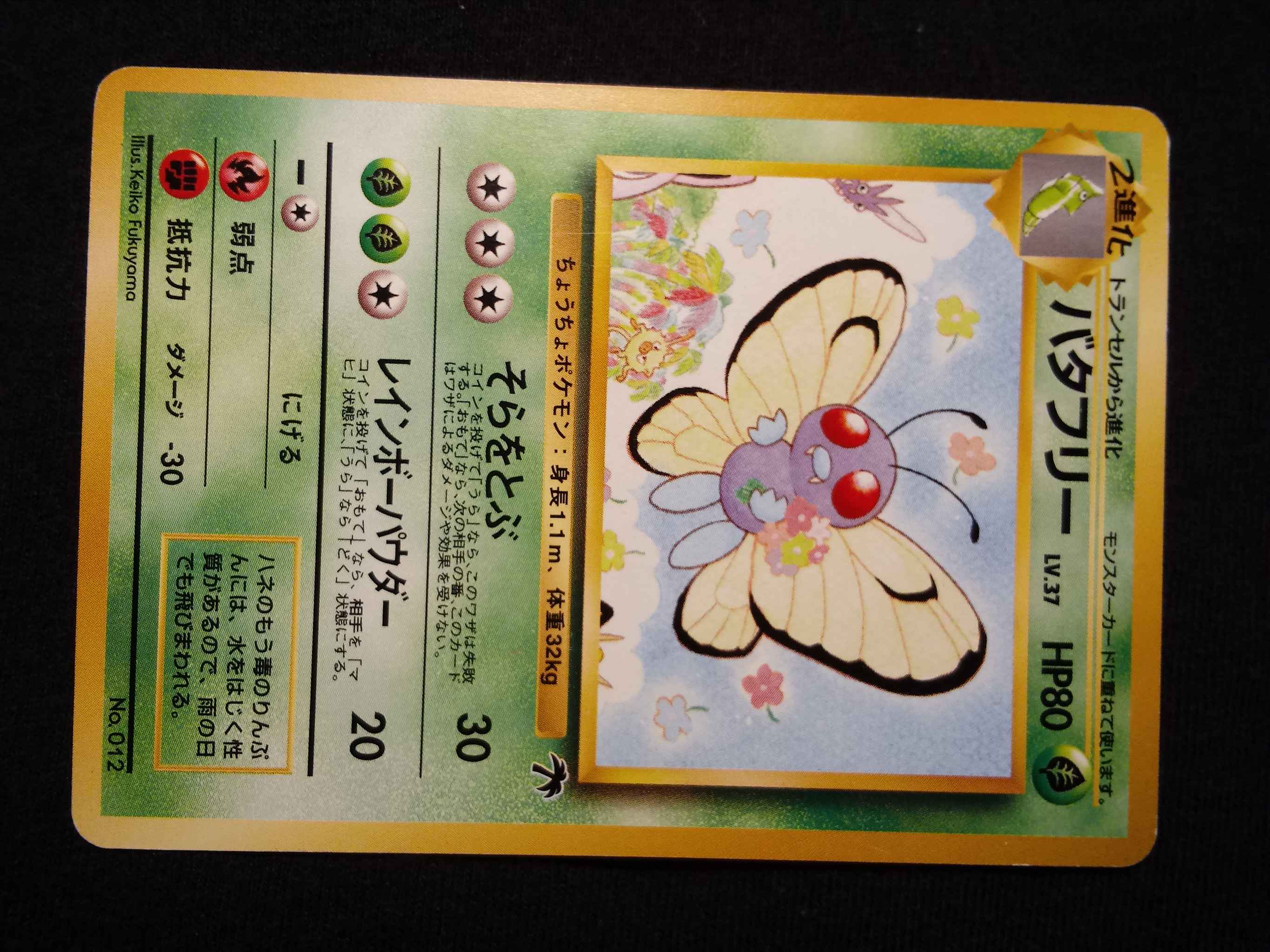 Japanese Butterfree Southern Islands Pokemon