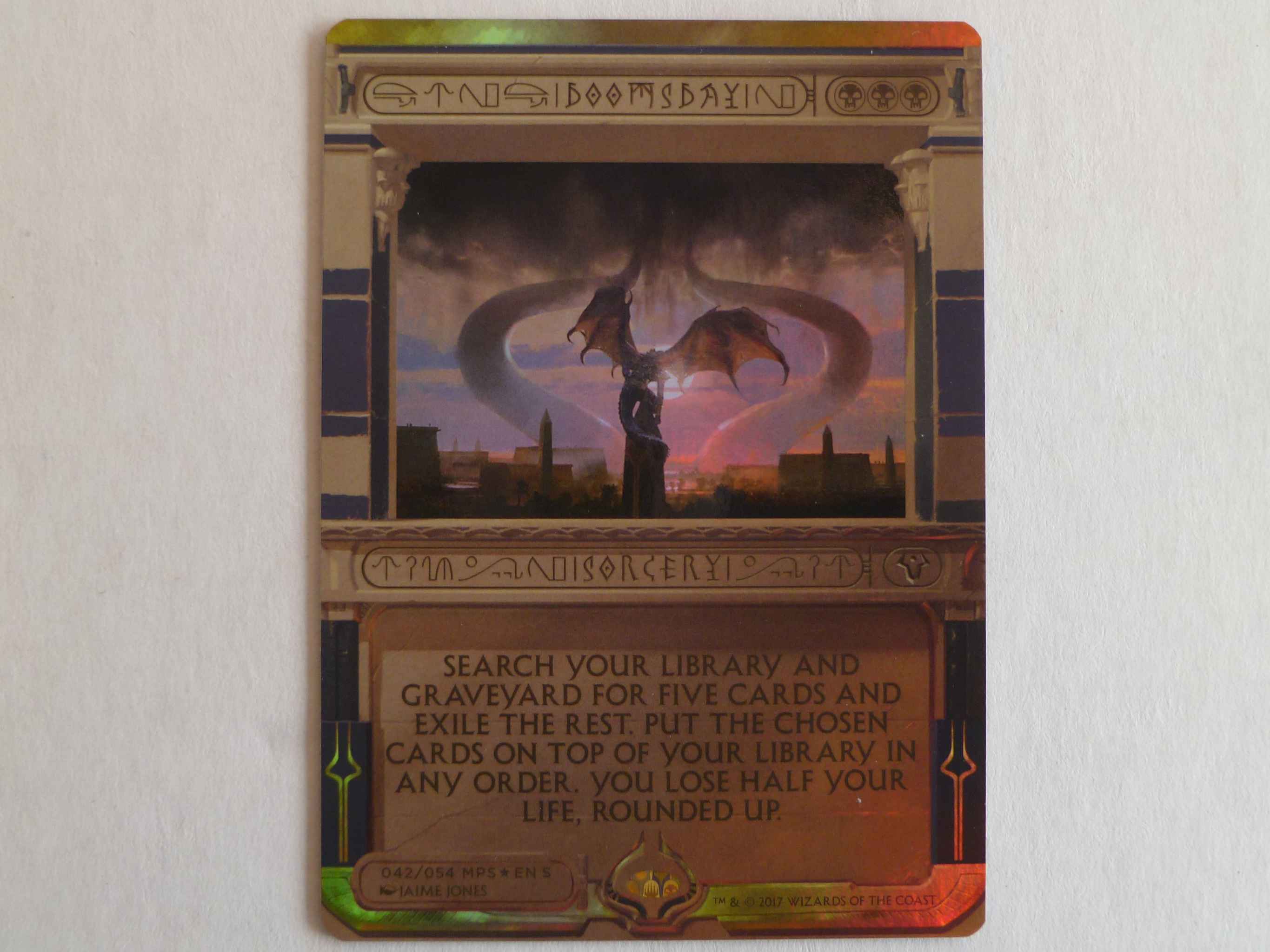MTG Magic the Gathering Masterpiece: Invocations Foil Doomsday