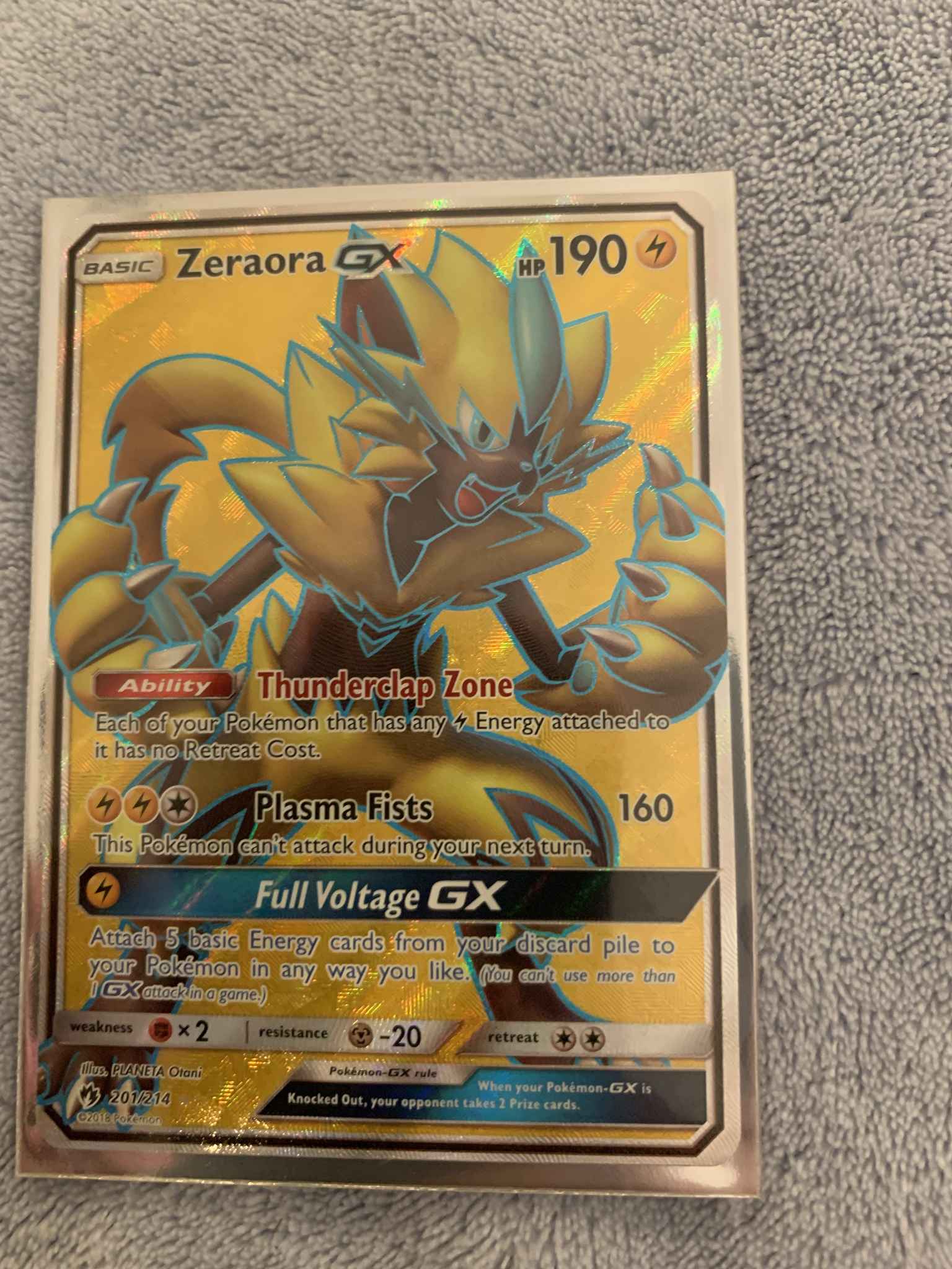 Zeraora Gx Full Art