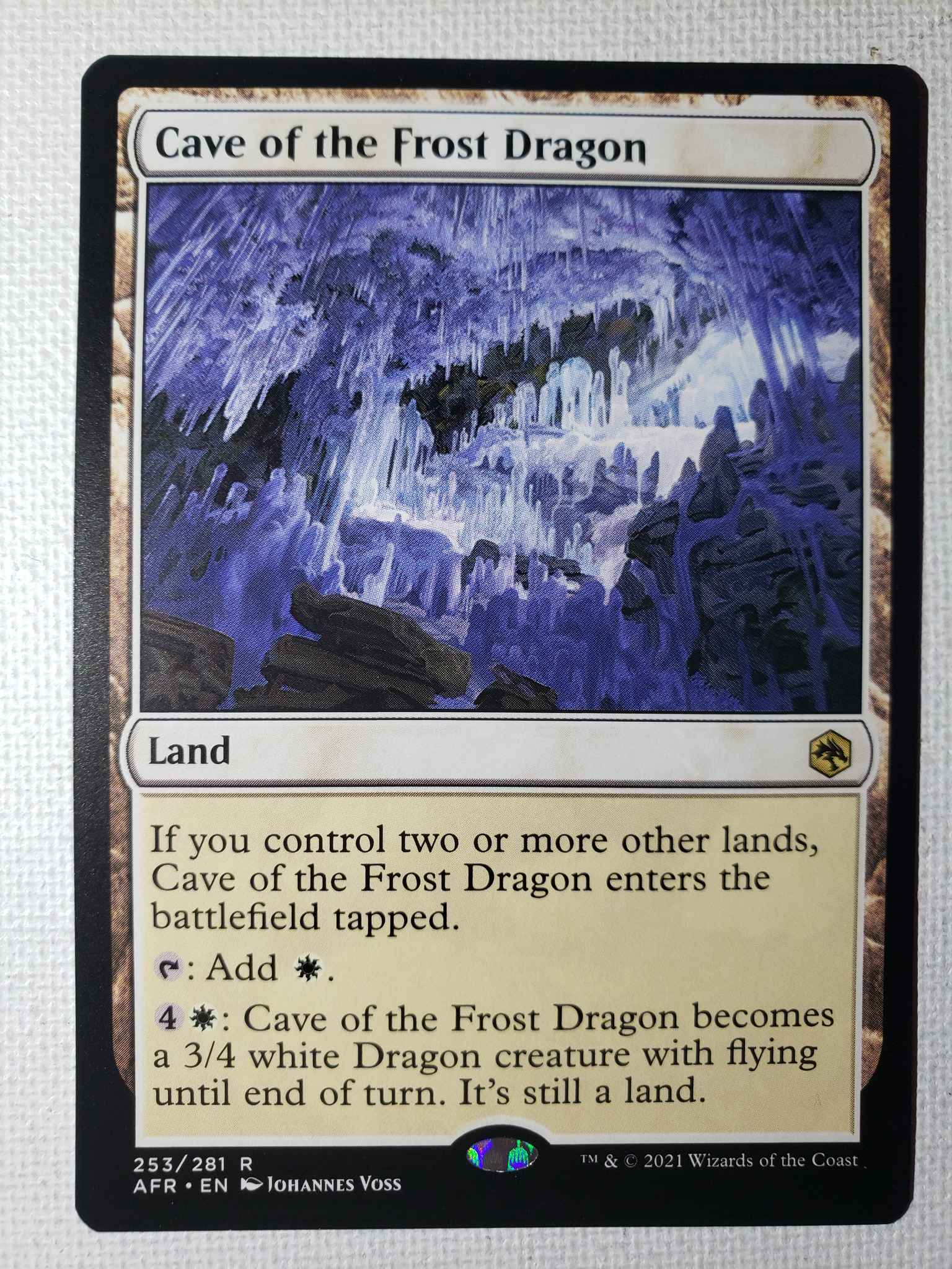 Cave of the Frost Dragon Adventures in the Forgotten Realms Magic SHOWCASE