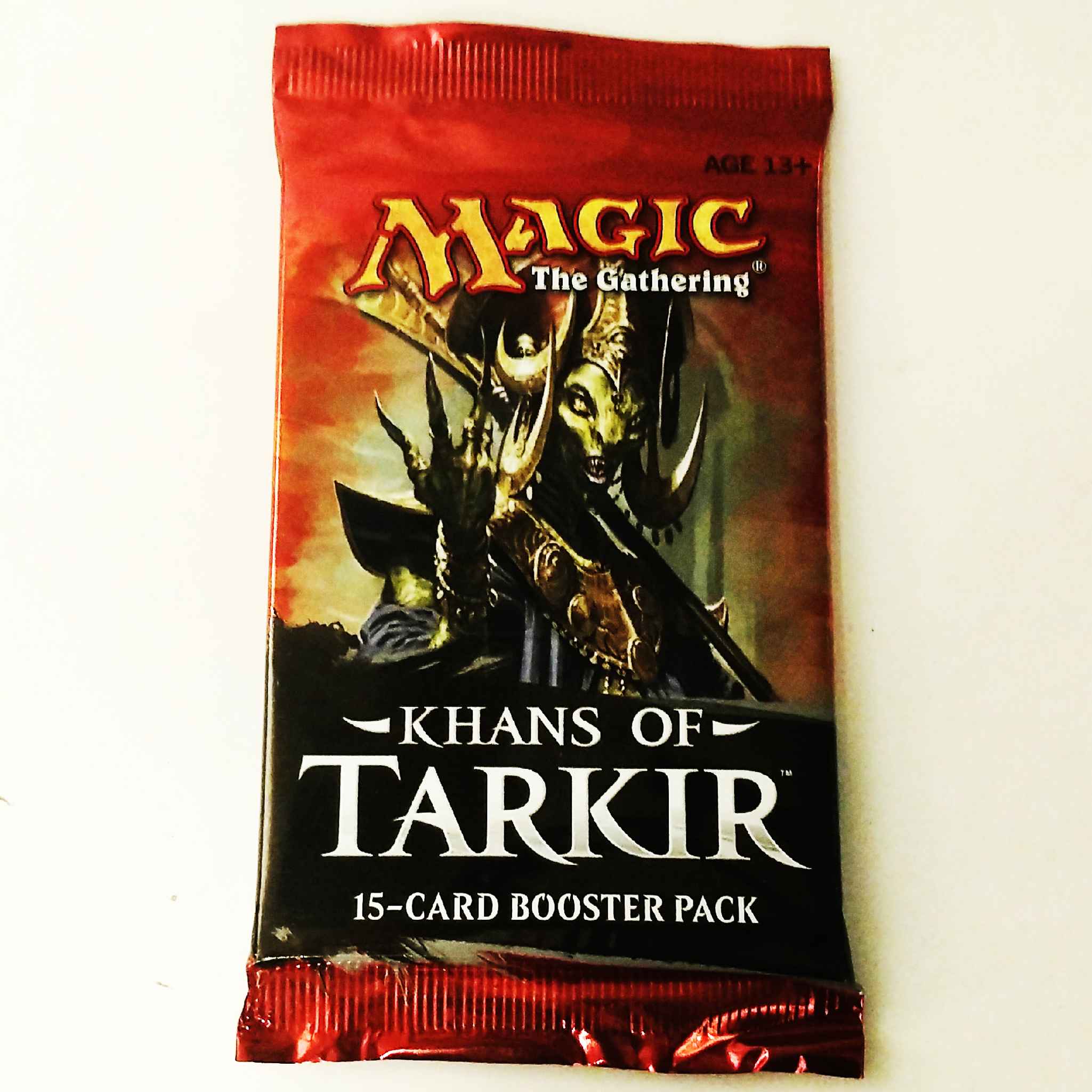 Magic the Gathering Khans of Tarkir 5 Sleeved Booster Packs 