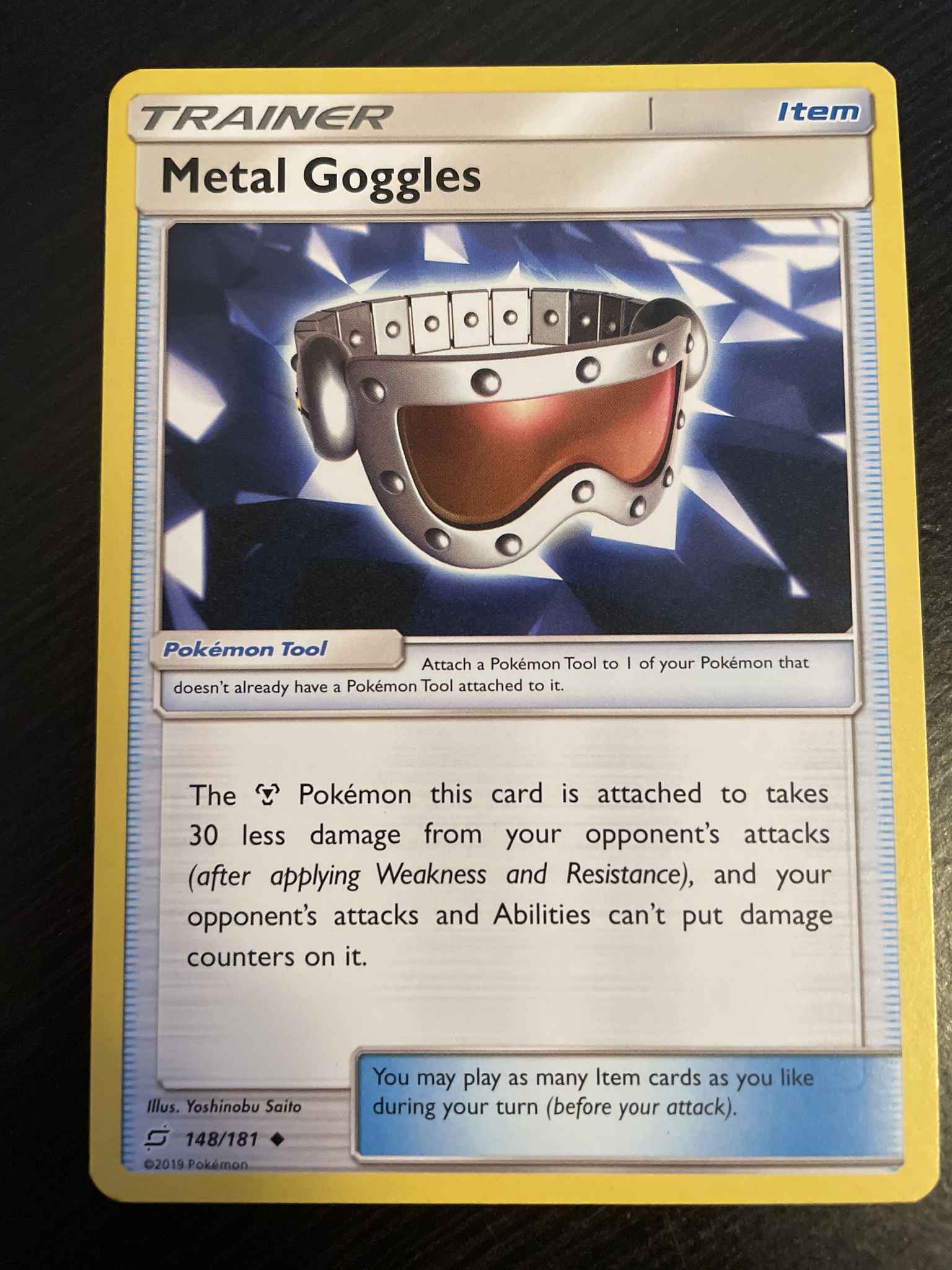 Metal Goggles 148/181  SM Team Up Uncommon Mint Pokemon