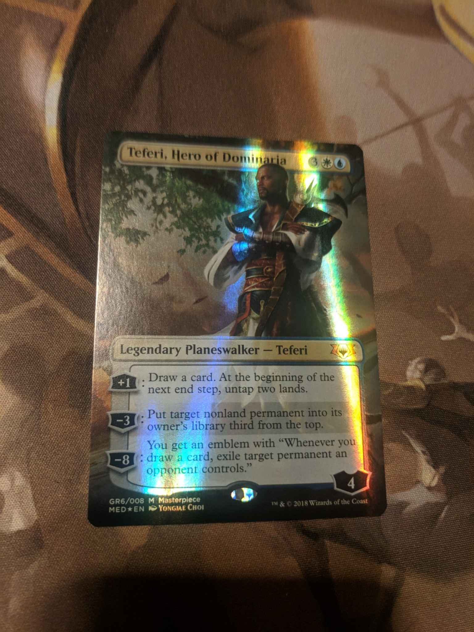 Hero Of Dominaria Near Mint Foil Mythic Edition Guilds Of Ravnica Teferi Individual Magic The Gathering Cards Anerabyav Toys Hobbies