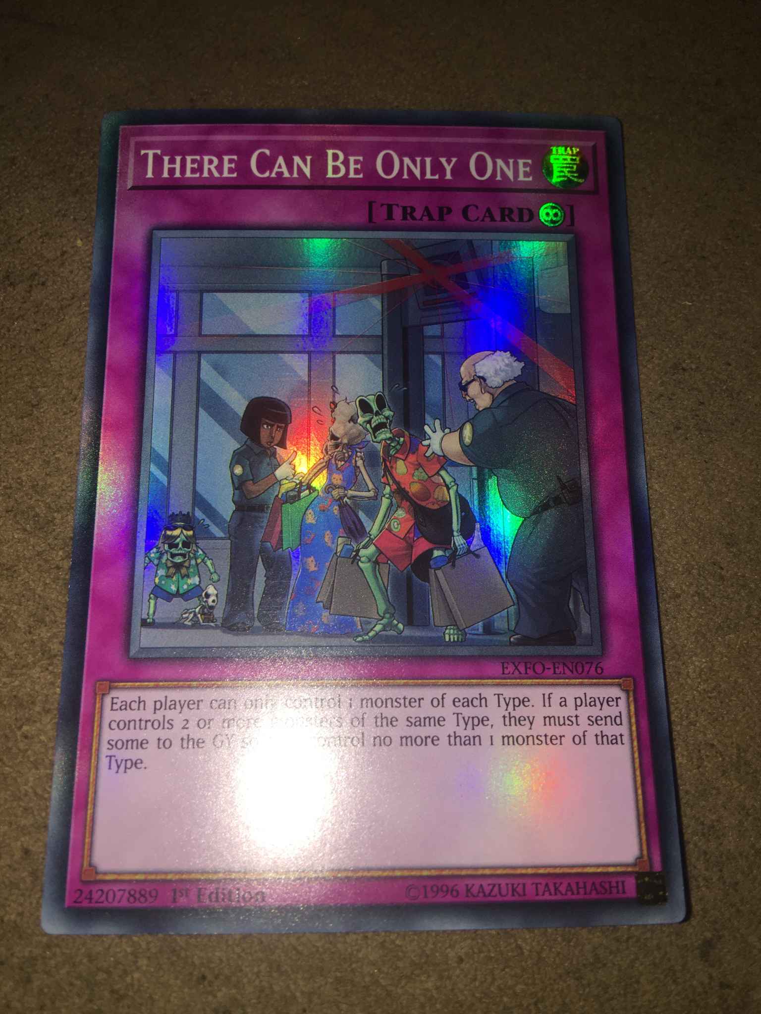 There Can Be Only One EXFO EN076 Super Rare 1st Edition Yu-Gi-Oh Card 