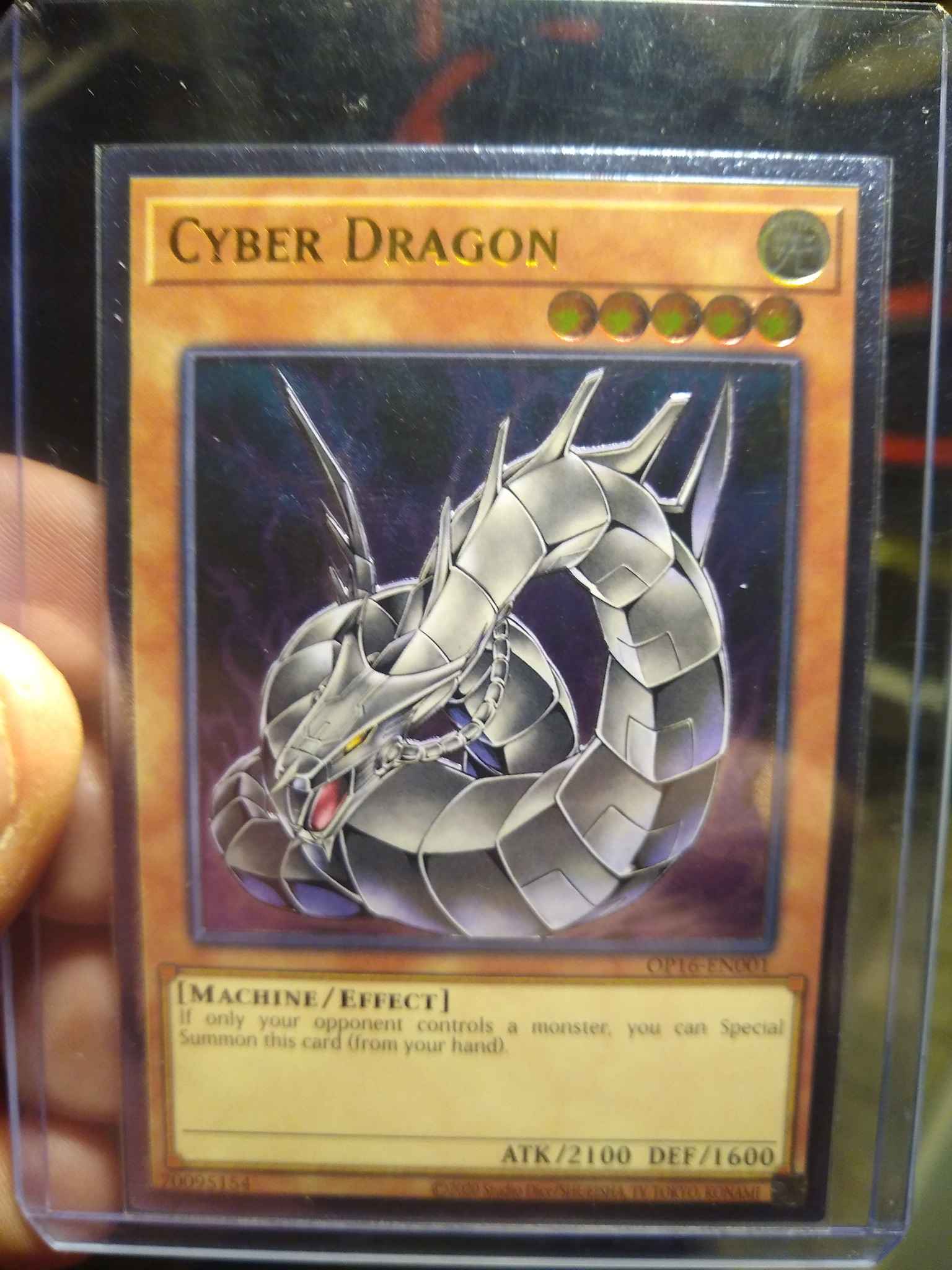 Cyber dragón Ultimate rare op16-de001 ots Tournament Pack 16 Cyber Dragon ulti