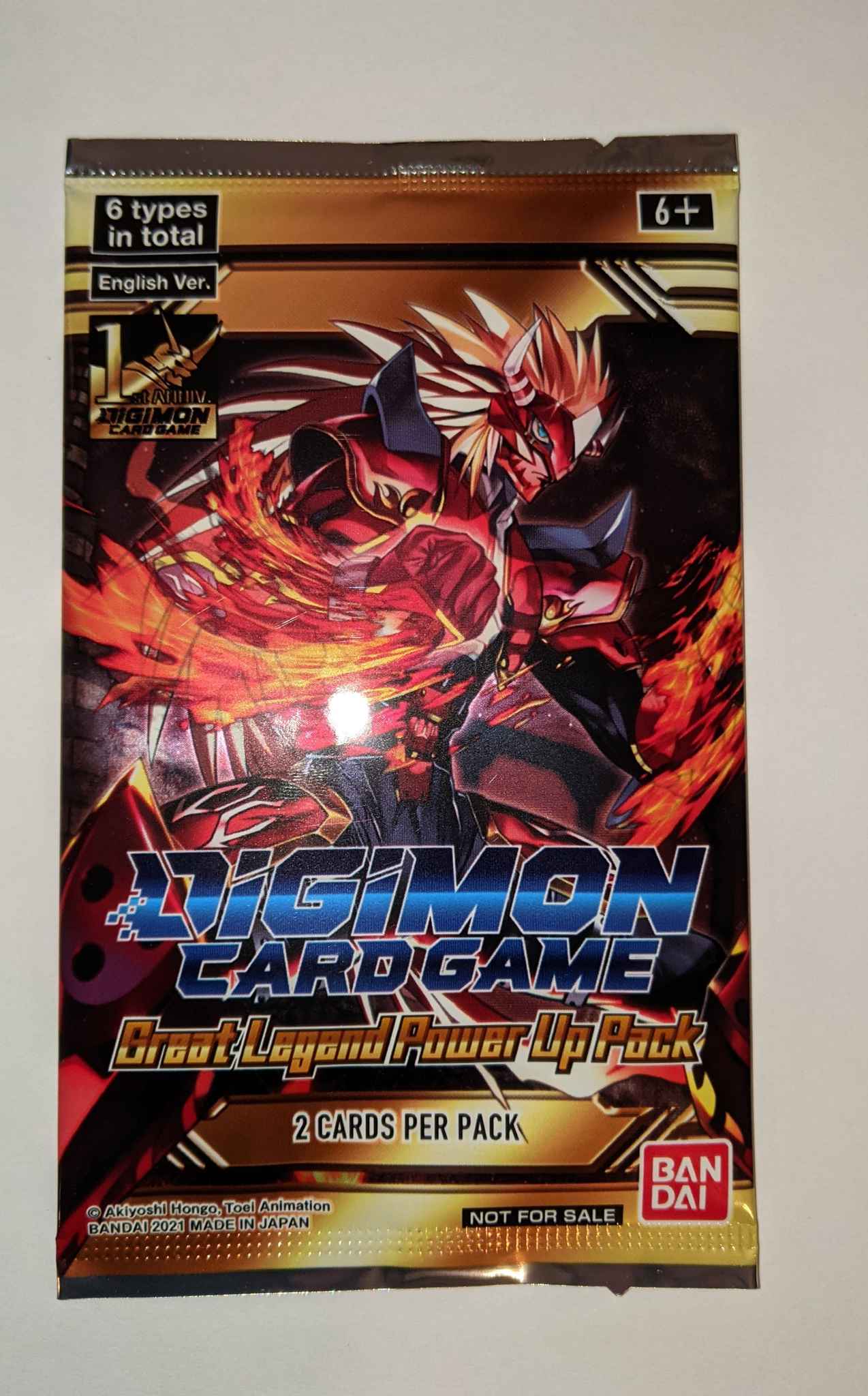 Digimon Great Legend Power Up Pack New And Sealed Rare