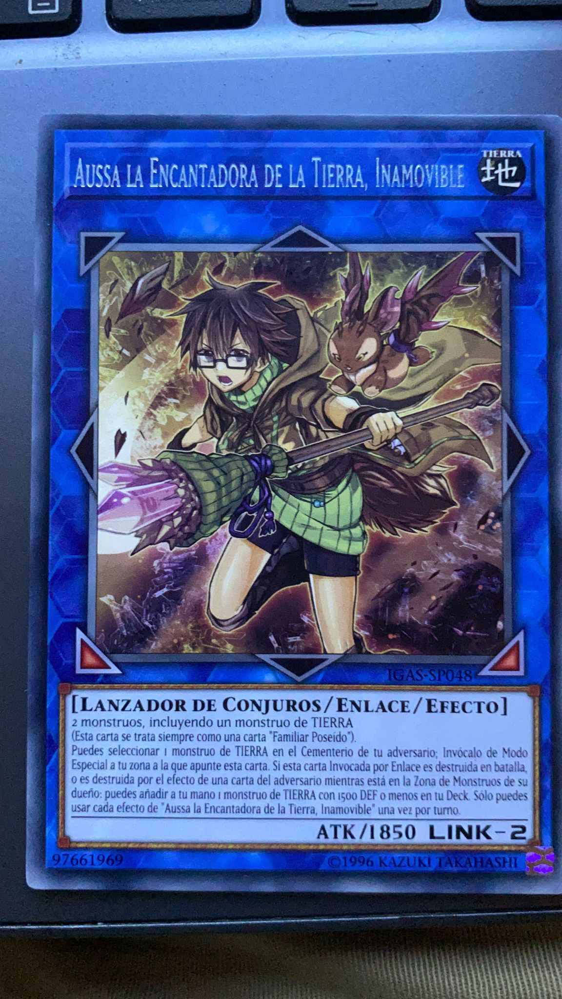 Aussa the Earth Charmer Unlimited Edition Rare IGAS-EN048 Nea Immovable